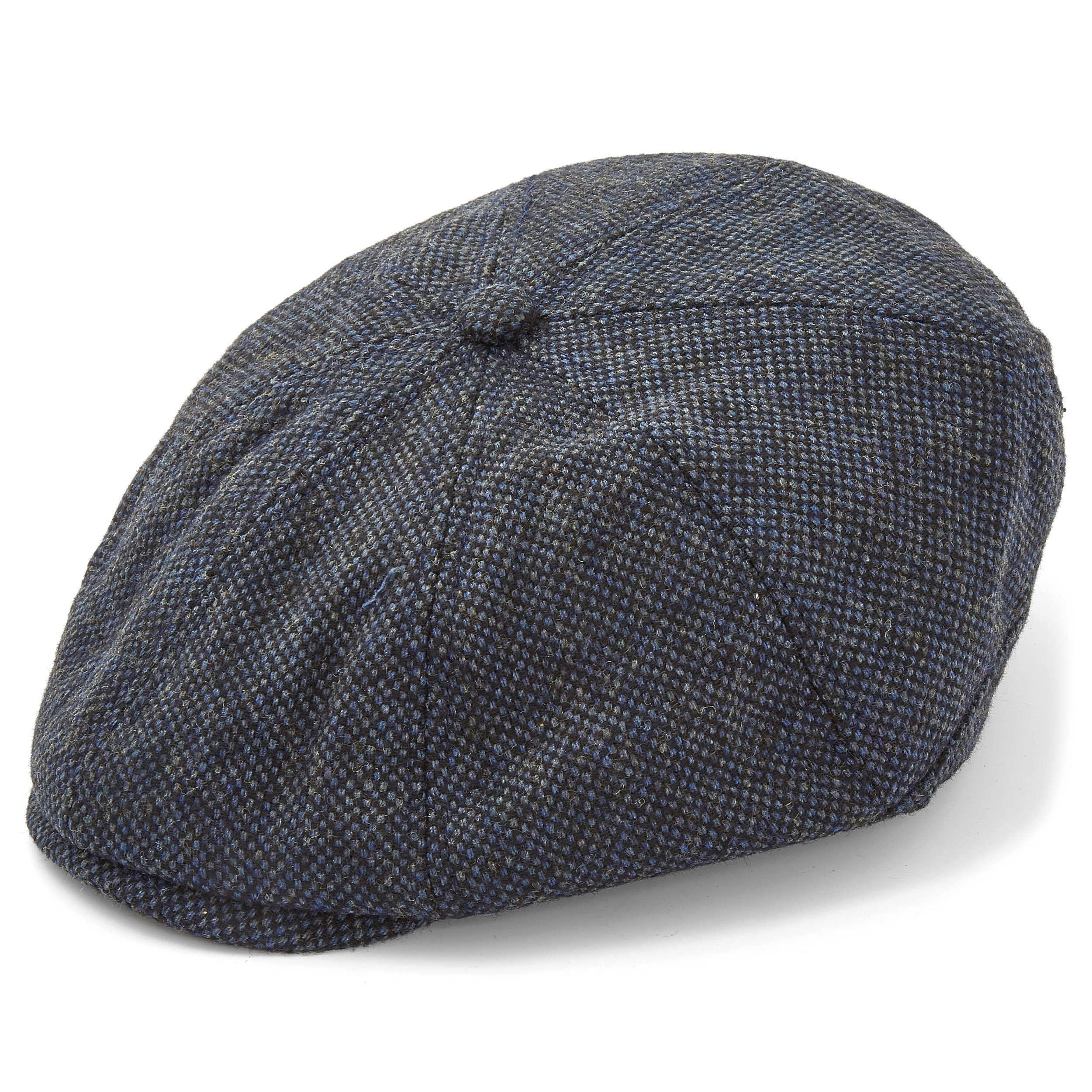 Grey-Blue Paperboy Flat Cap - 1