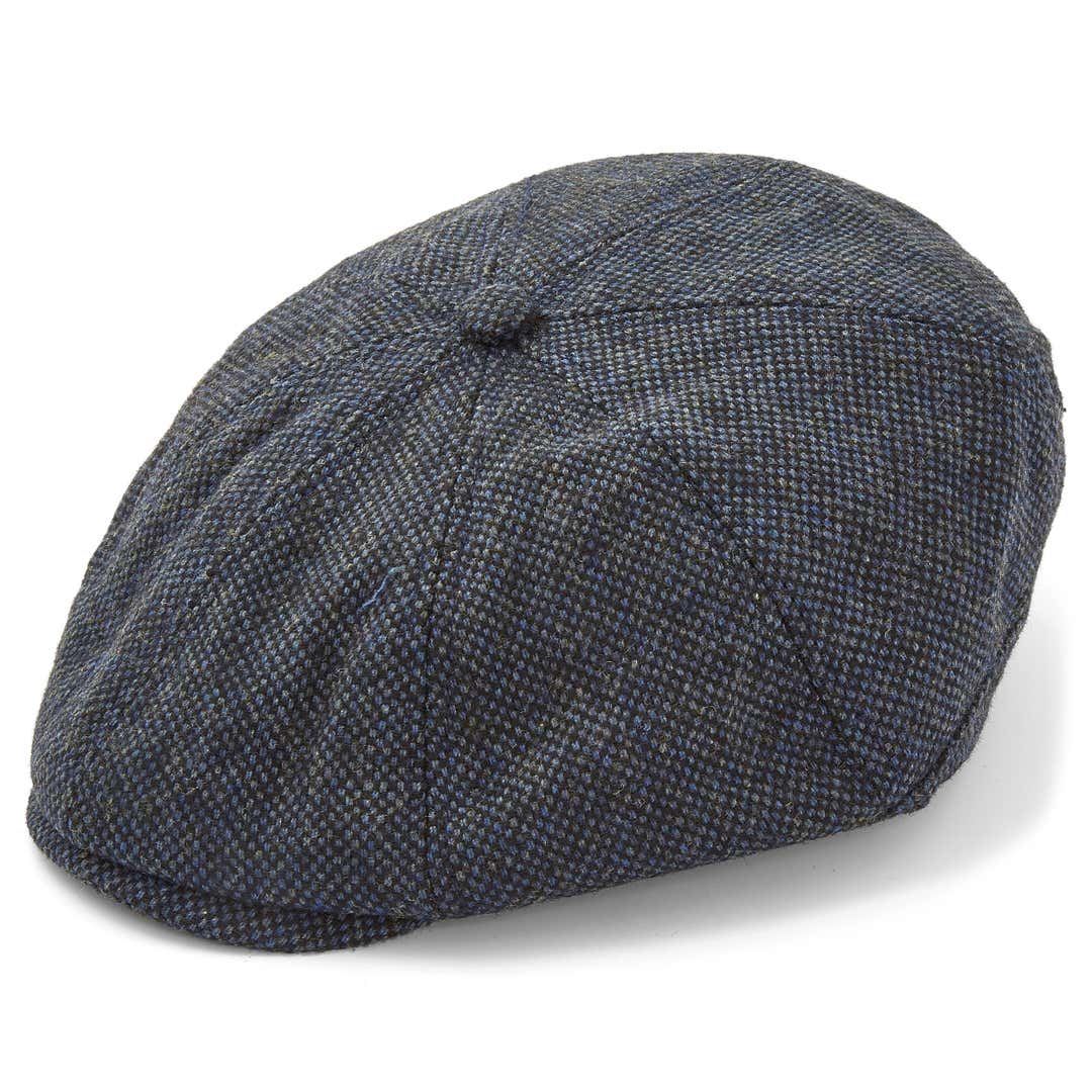 Grey Blue Paperboy Flat Cap In Stock Major Wear grey-blue-paperboy-flat-cap-in-stock-major-wear