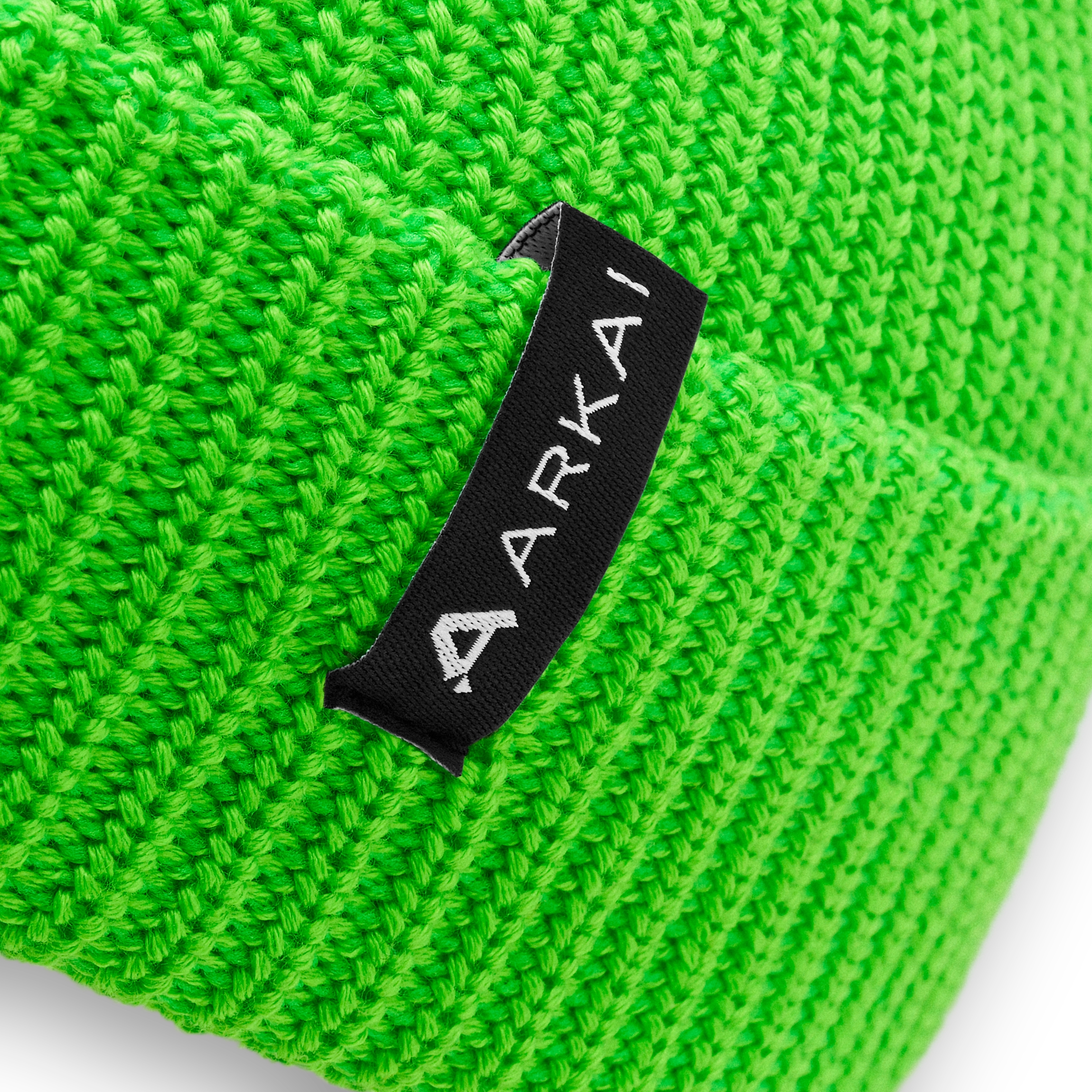 Nordic | Zielona czapka beanie rybacka z poliestru - 4