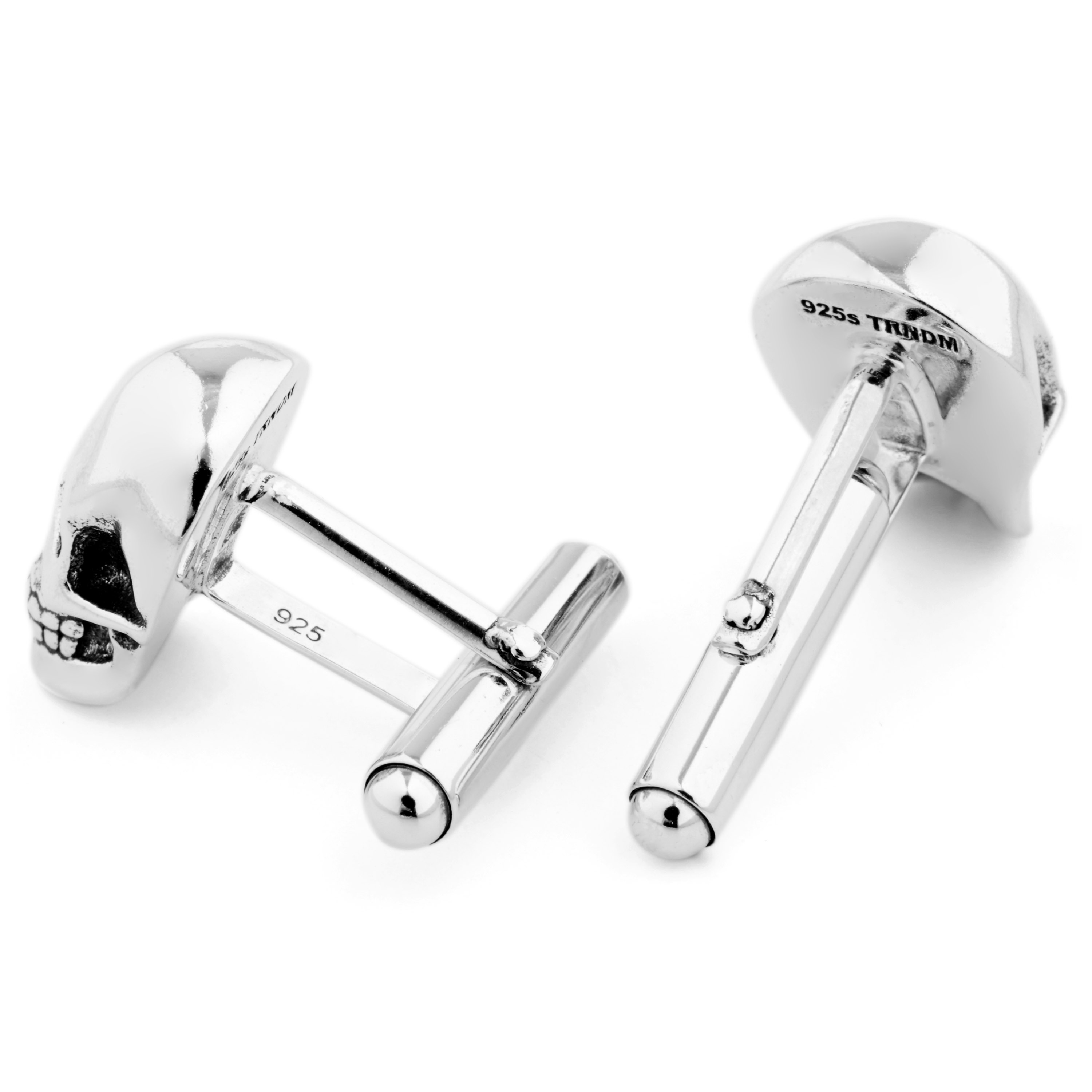 Kort Sæt i 925s-Sølv med Kranie - 4