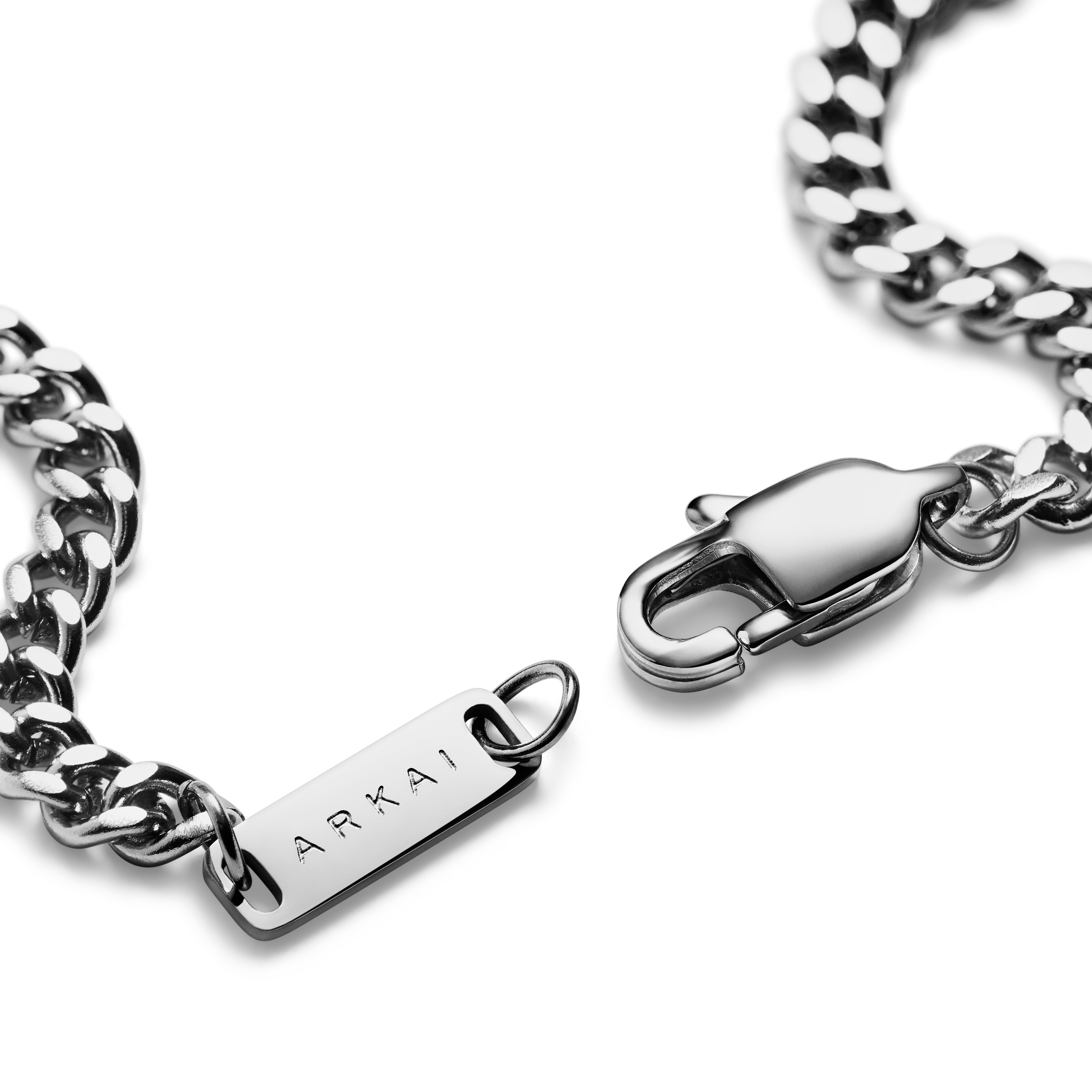 Unity | Silberfarbenes Hamsa Handarmband aus Edelstahl - 5