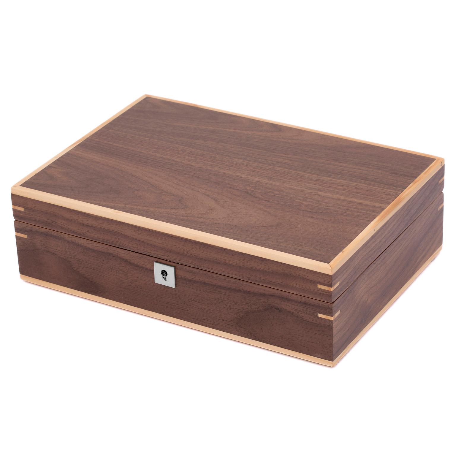 Walnut Wooden Watch Box - 10 Watches Walnut Wooden Watch Box - 10 Watches