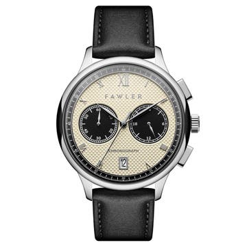 Cicero | White Vintage Chronograph Watch