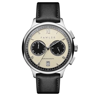 Cicero | White Vintage Chronograph Watch Cicero | White Vintage Chronograph Watch