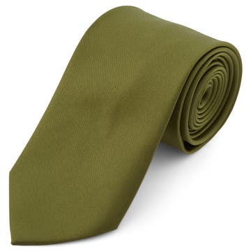 Leaf Green 8cm Basic Tie
