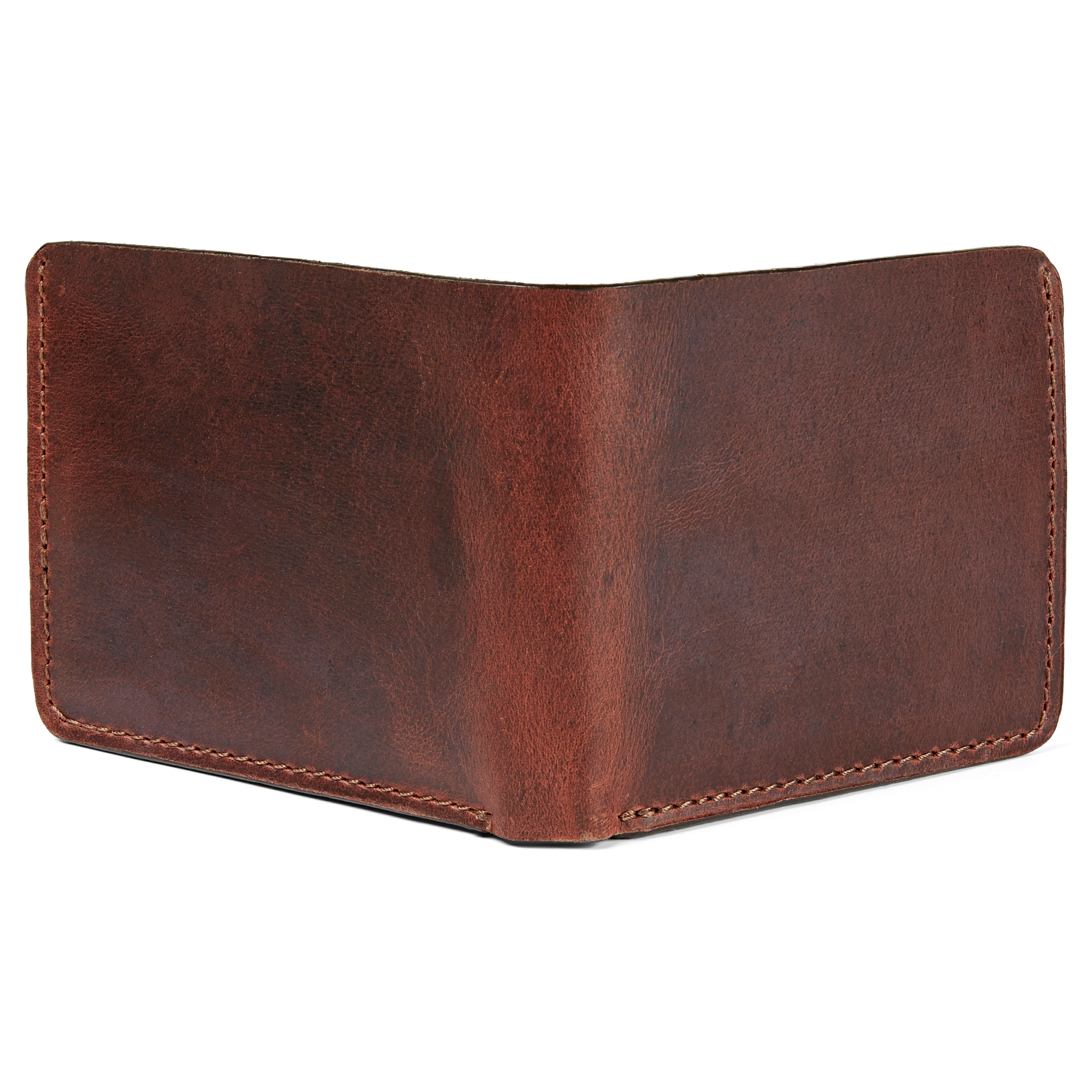 Brązowe etui na karty z prawdziwej skóry - 3