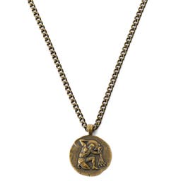 Astro | Gold-Tone Aquarius Zodiac Sign Necklace