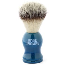 Blue Synthetic Shaving Brush
