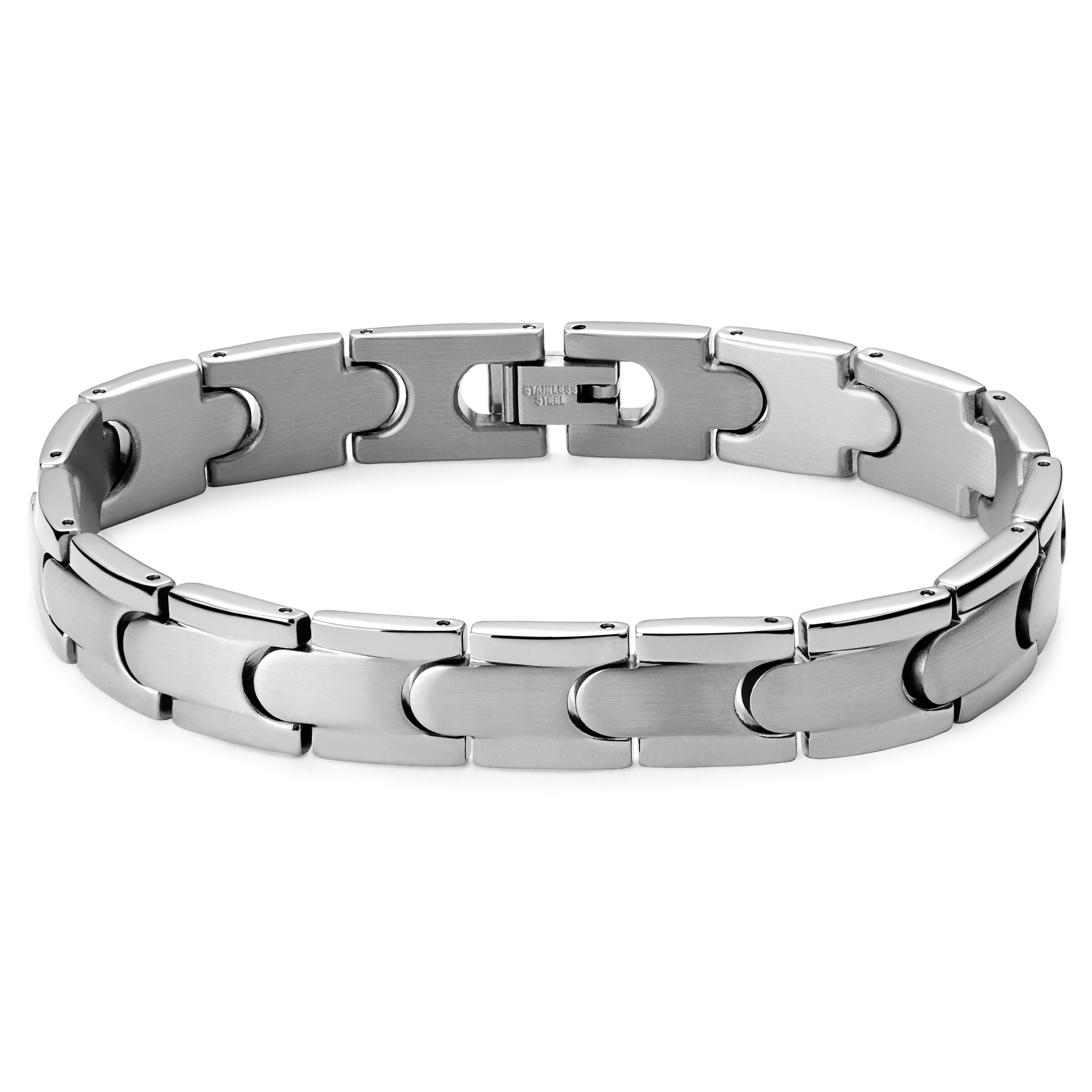 Titanium Bracelet Men 12MM Matte Stainless Steel Mens On Hand Bands Bracelets  Male Jewellery Iron Mannen Armband Wholesale Item