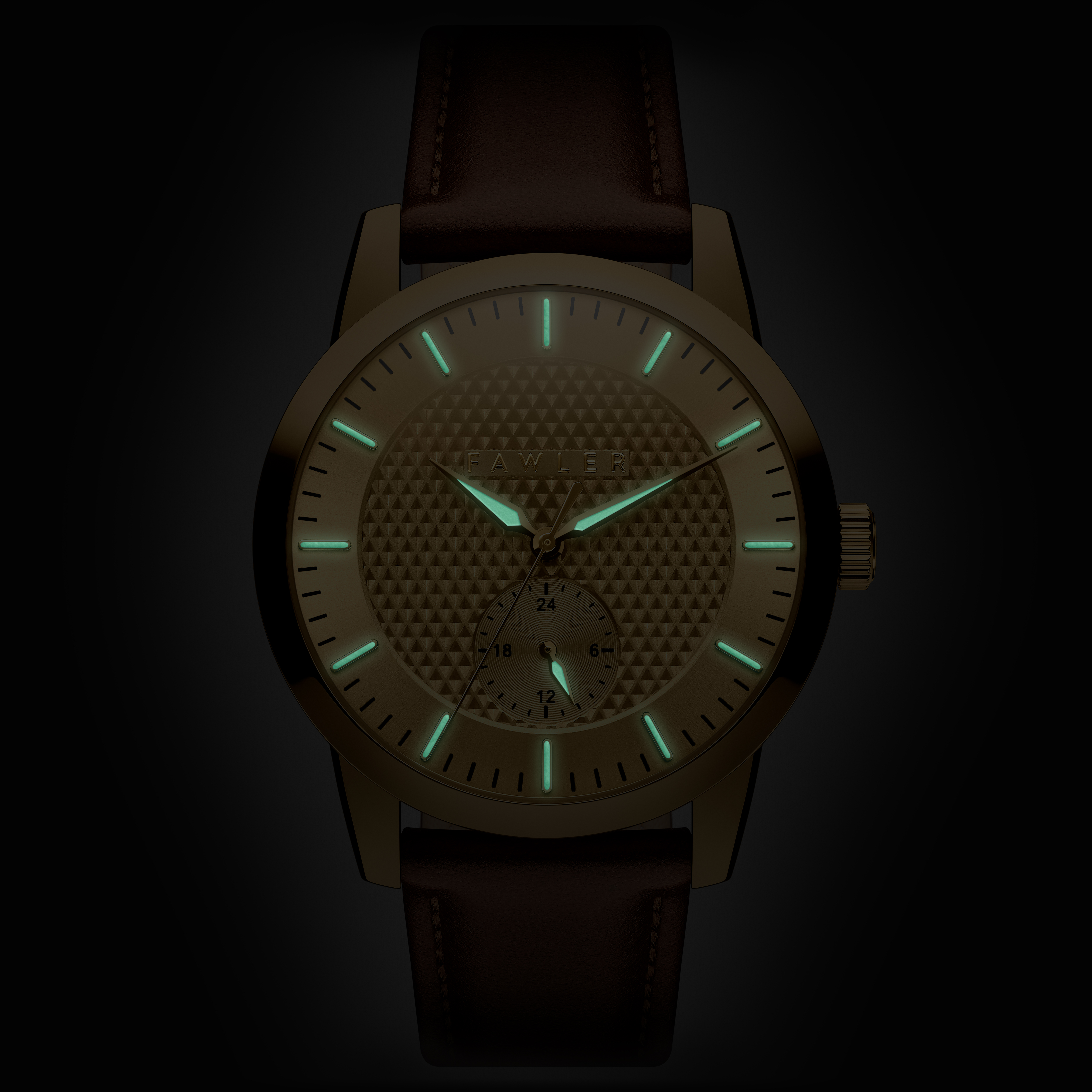 Dayton | Gold Textured Dial and Gold-tone Stainless Steel Watch - 2