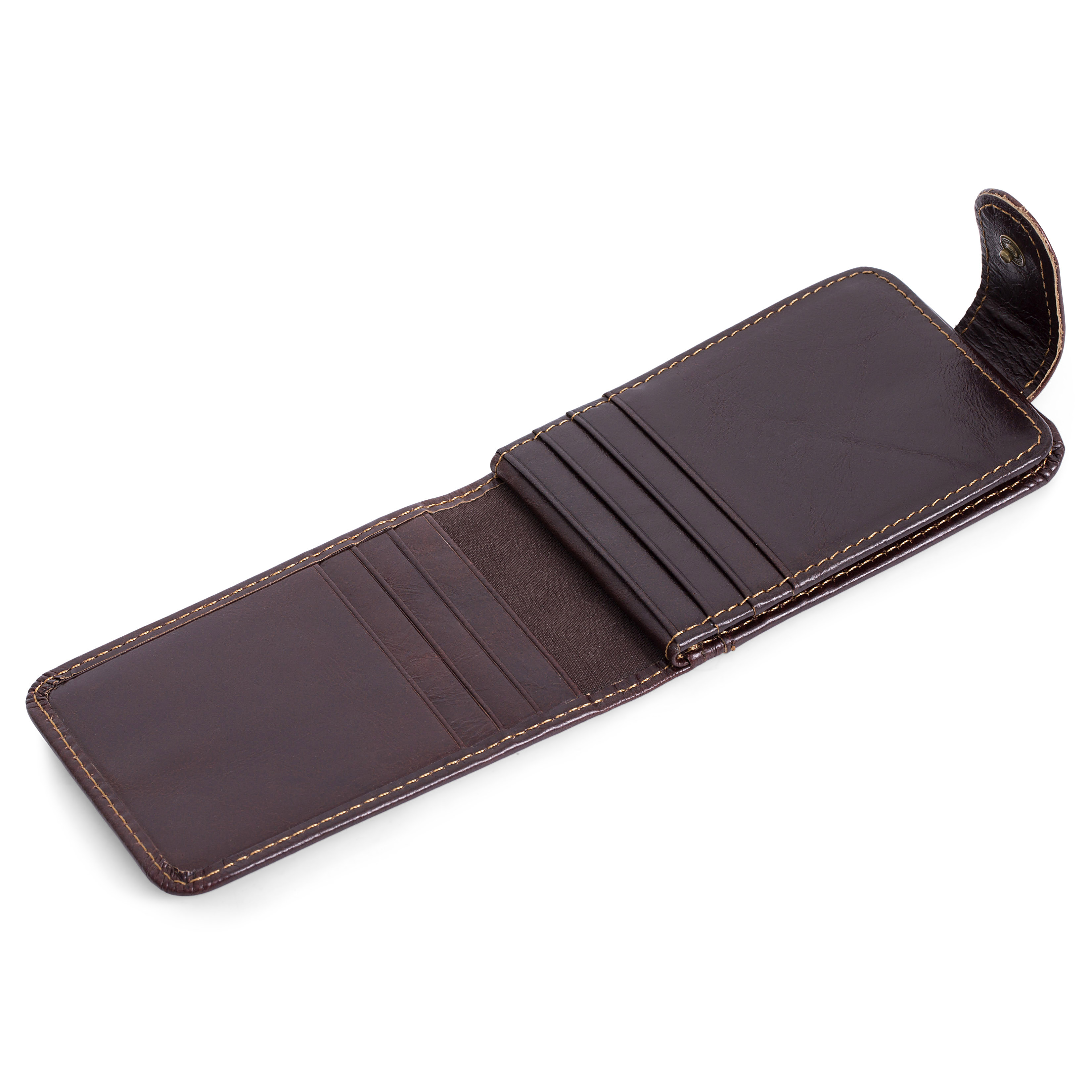 Classic Vintage Brown Card Holder - 8