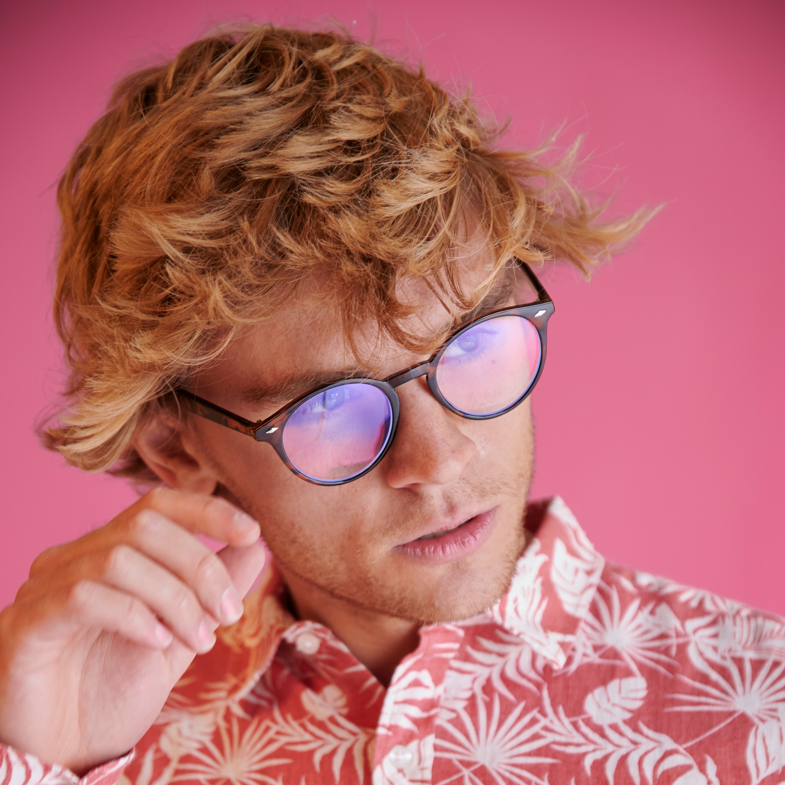 Winston Vista Bril met Transparante Glazen en Schildpadmotief - 6