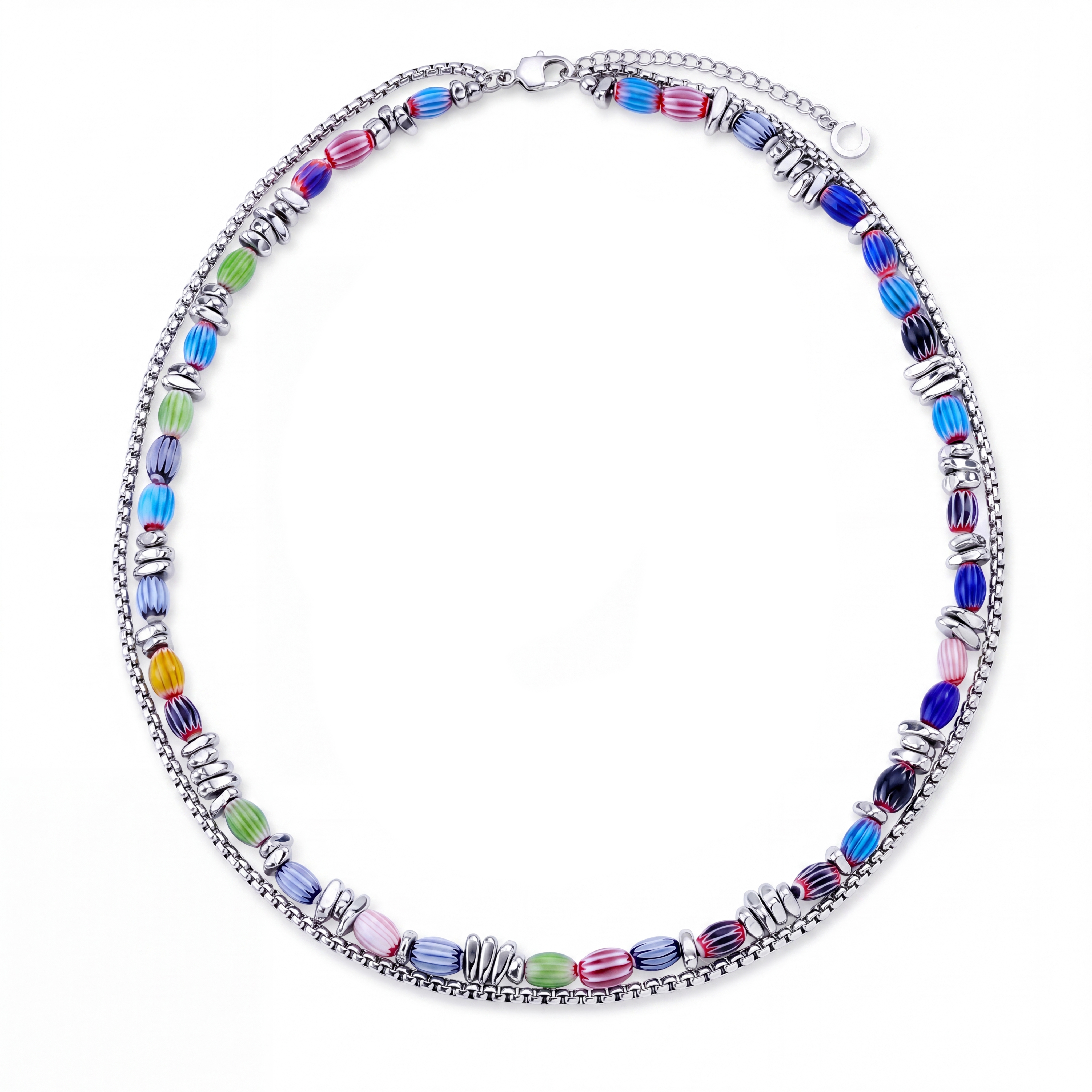 Pearlmania | Rainbow Rush meerkleurige ketting - 2