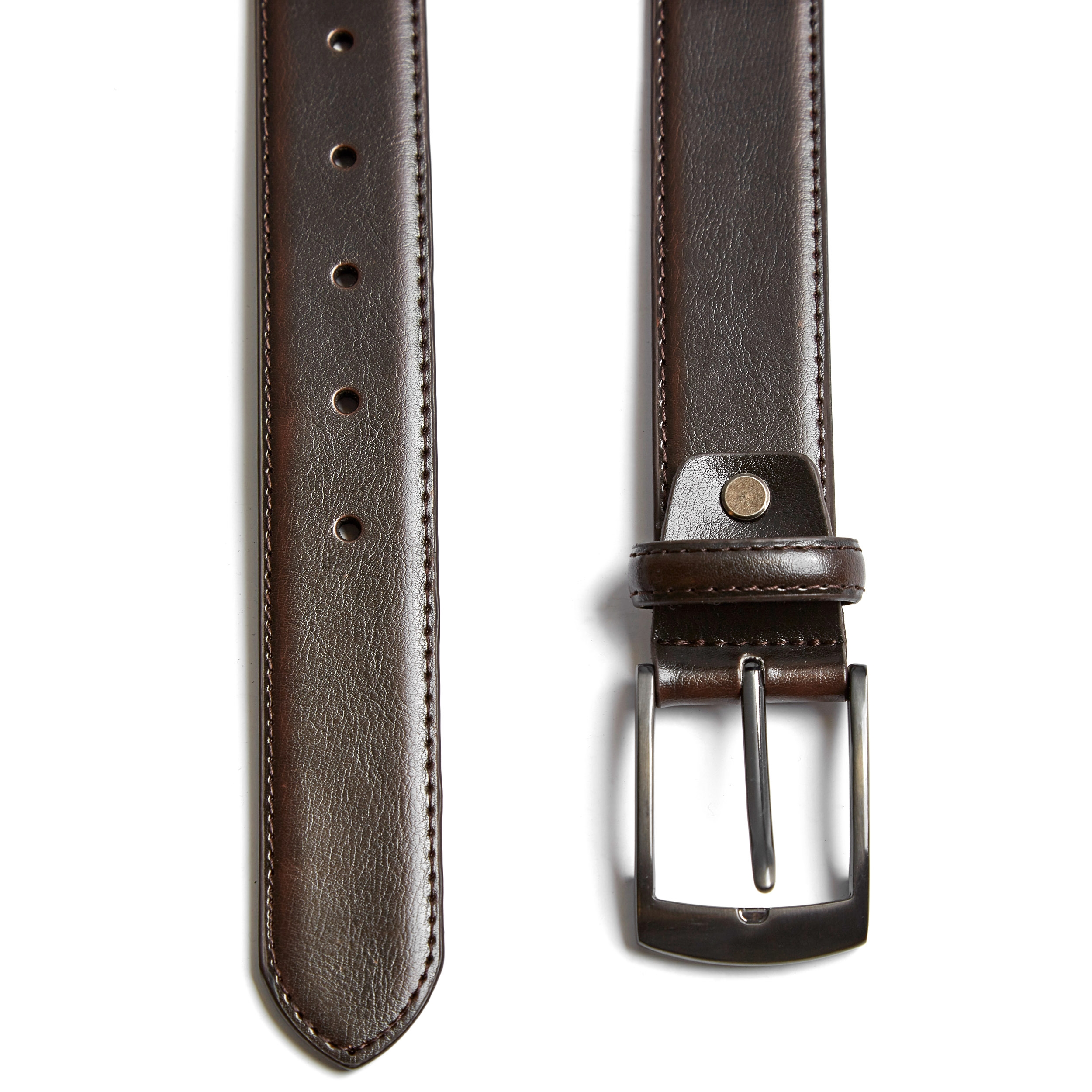 Formeller brauner Ledergürtel - 2