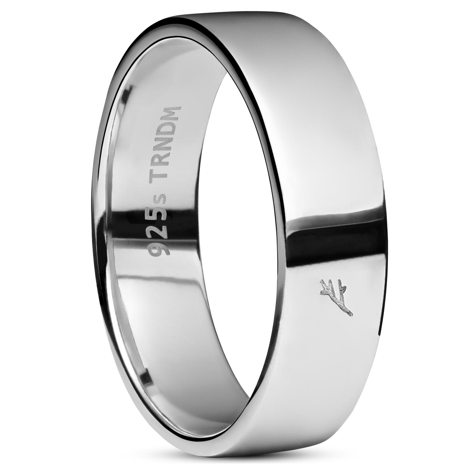Adrian Klassisk 925 Sterling Sølv Ring Adrian Klassisk 925 Sterling Sølv Ring