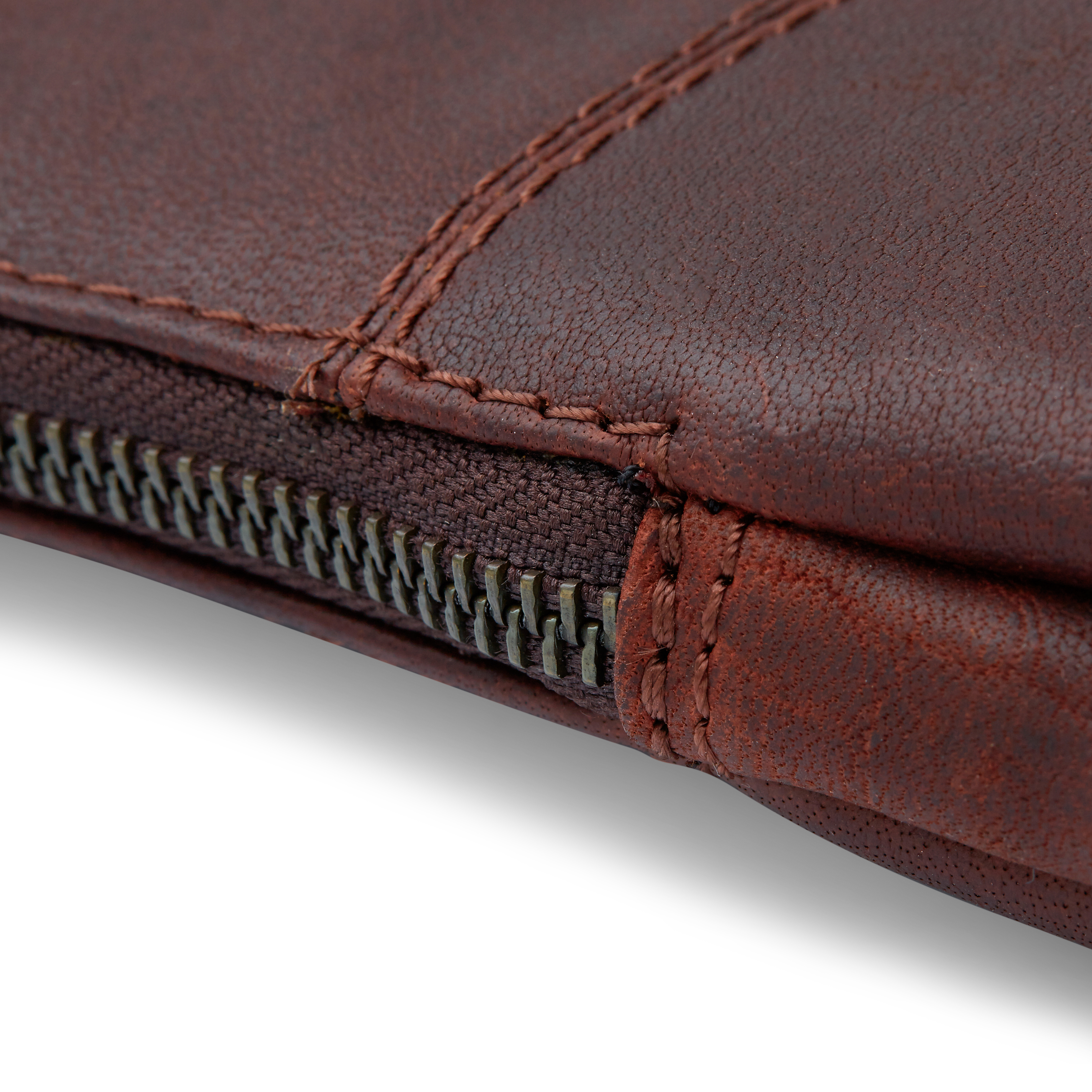 Housse Oxford en cuir marron pour ordinateur portable - 7