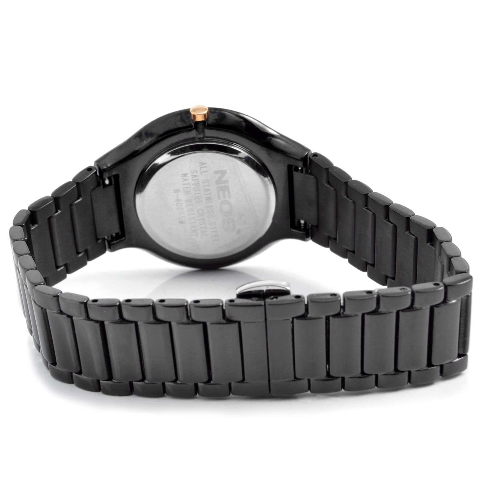 Svart Adrian Safir Klokke - 5