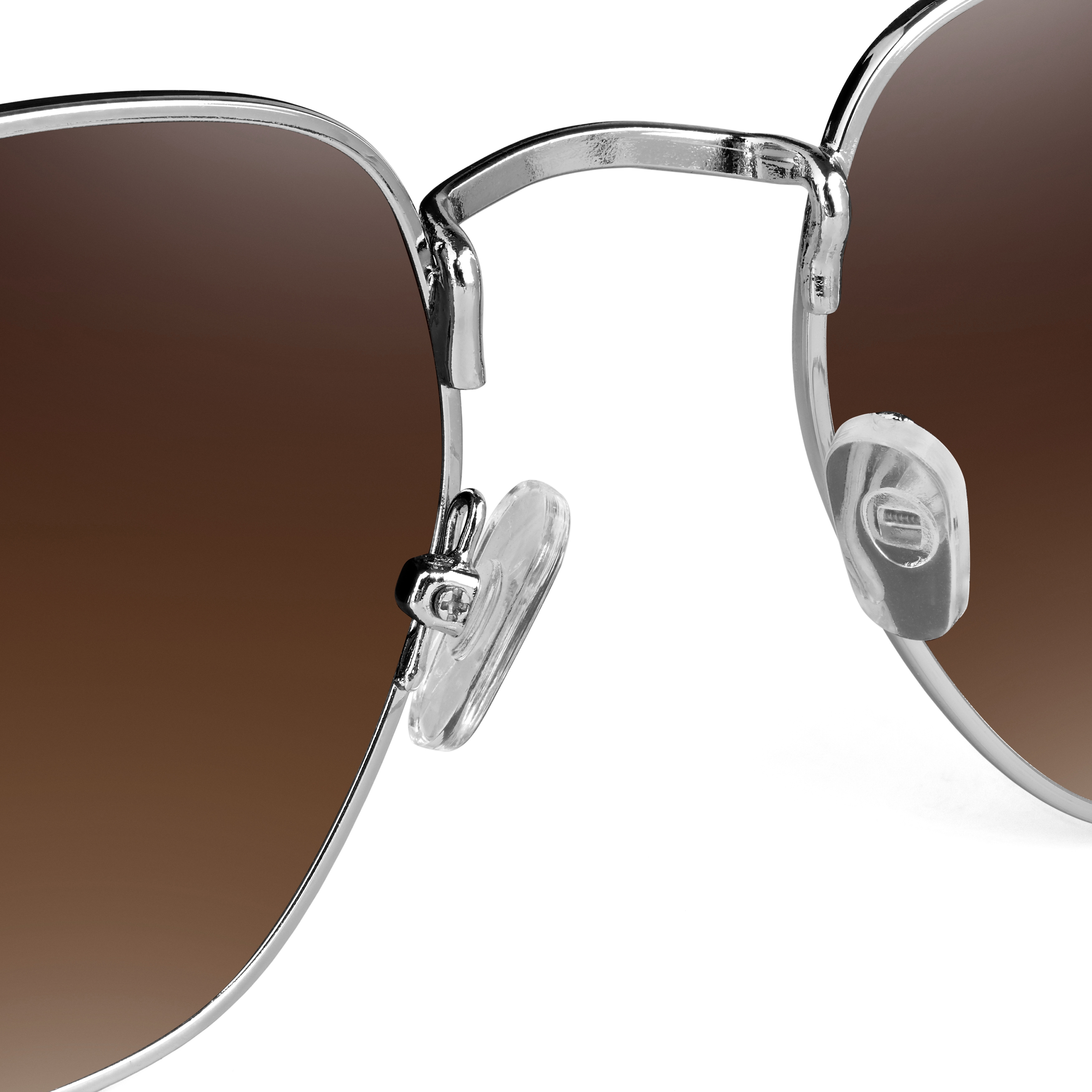 Lunettes de soleil  argent & marron Wade Wallis - 4