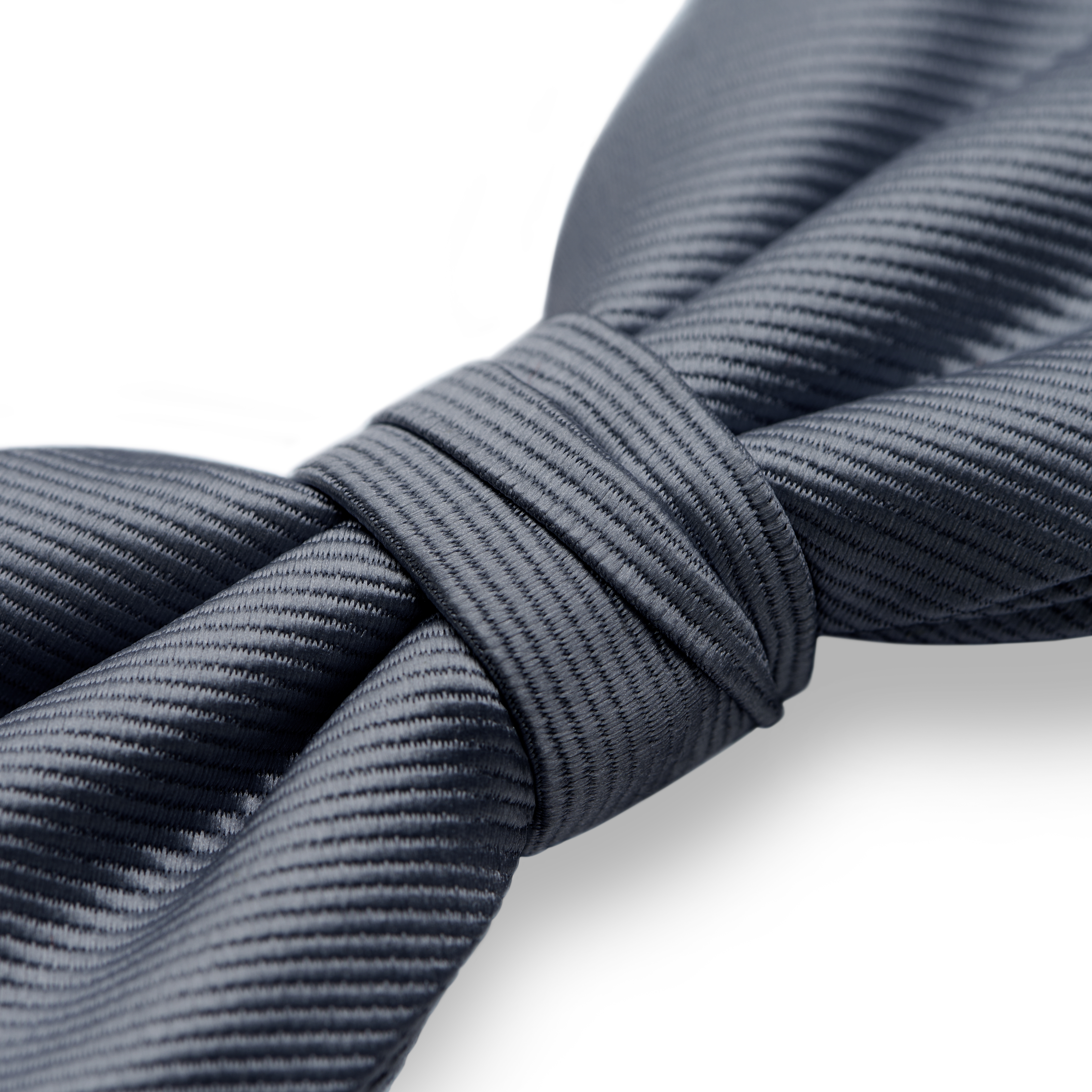 Graphite Pre-Tied Grosgrain Bow Tie - 4