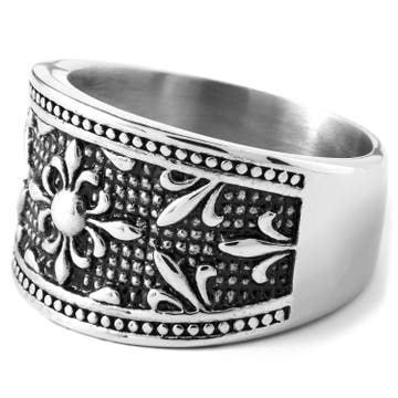 Fleur De Lis Stahlring Fleur De Lis Stahlring