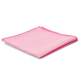 Pañuelo de bolsillo básico rosa claro