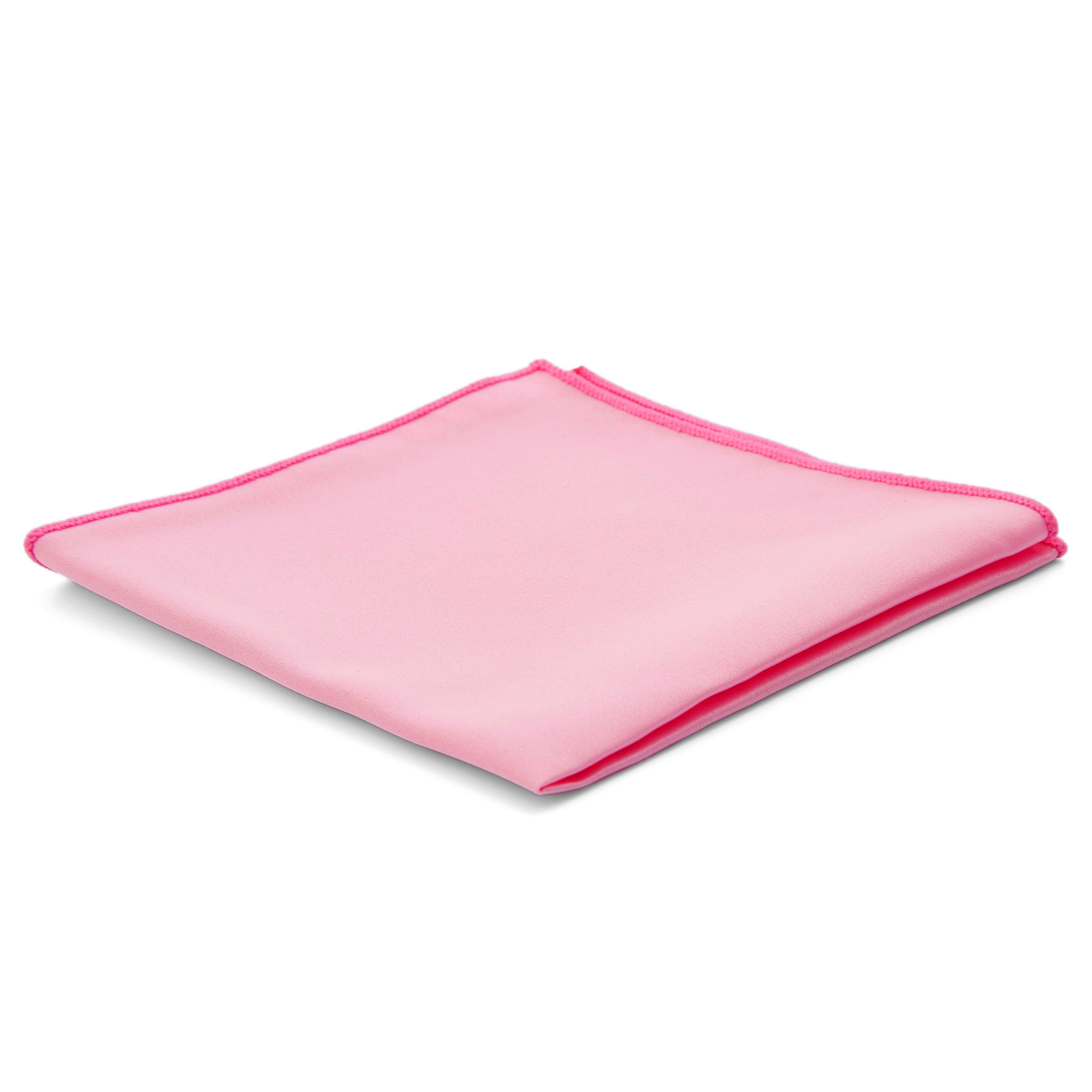 Light Pink Basic Pocket Square