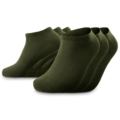 TrueFeel | Meias Altas Comfort Verde-azeitona em Bambu - Lote de 3 TrueFeel | Meias Altas Comfort Verde-azeitona em Bambu - Lote de 3