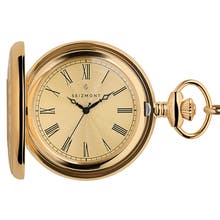 Personalised and engraved gold pocket watches
