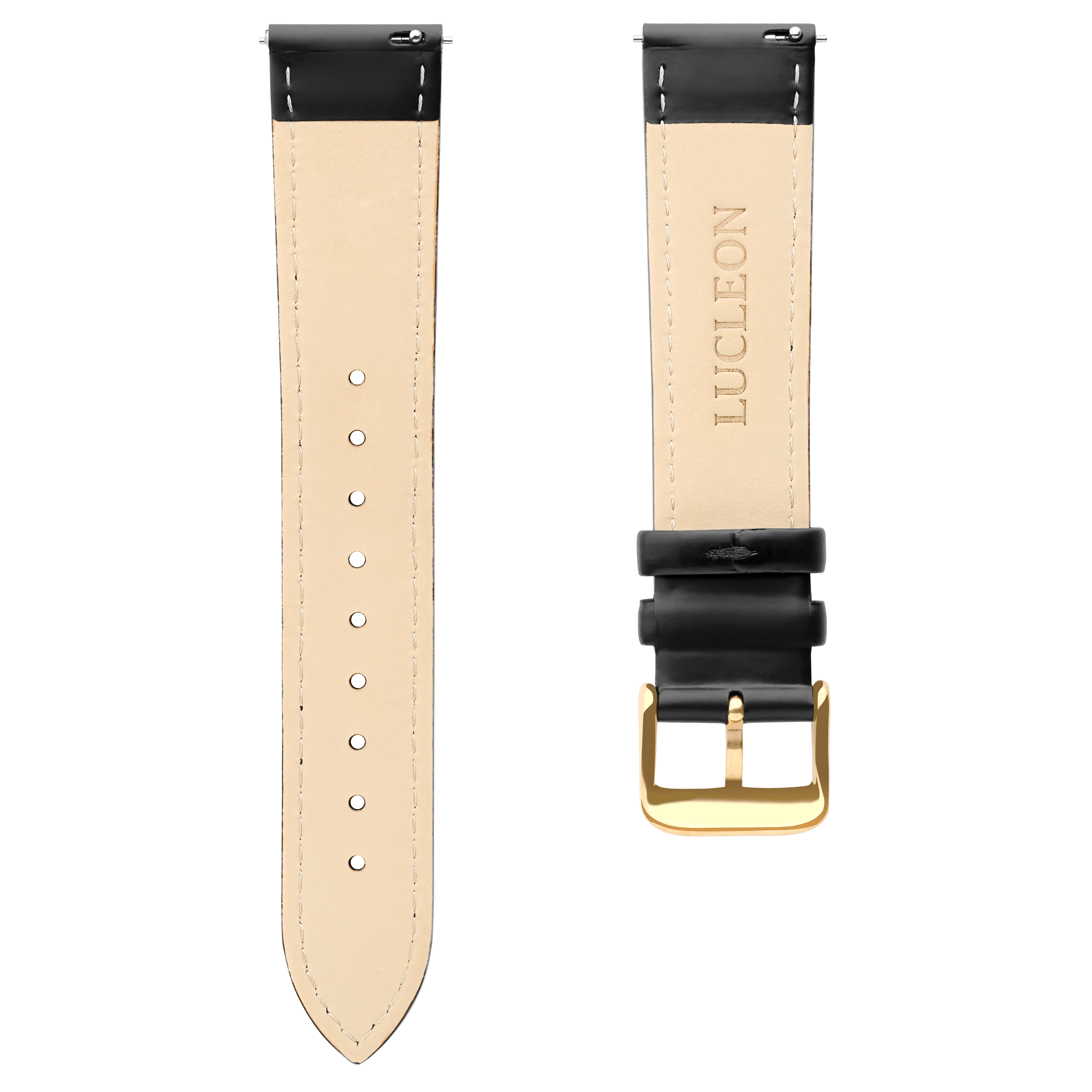 Ternion | Black & Gold-Tone Watch Strap - 4