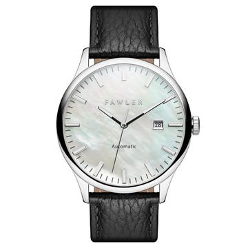Timon | Natural Mother-of-Pearl Automatic Leather Watch