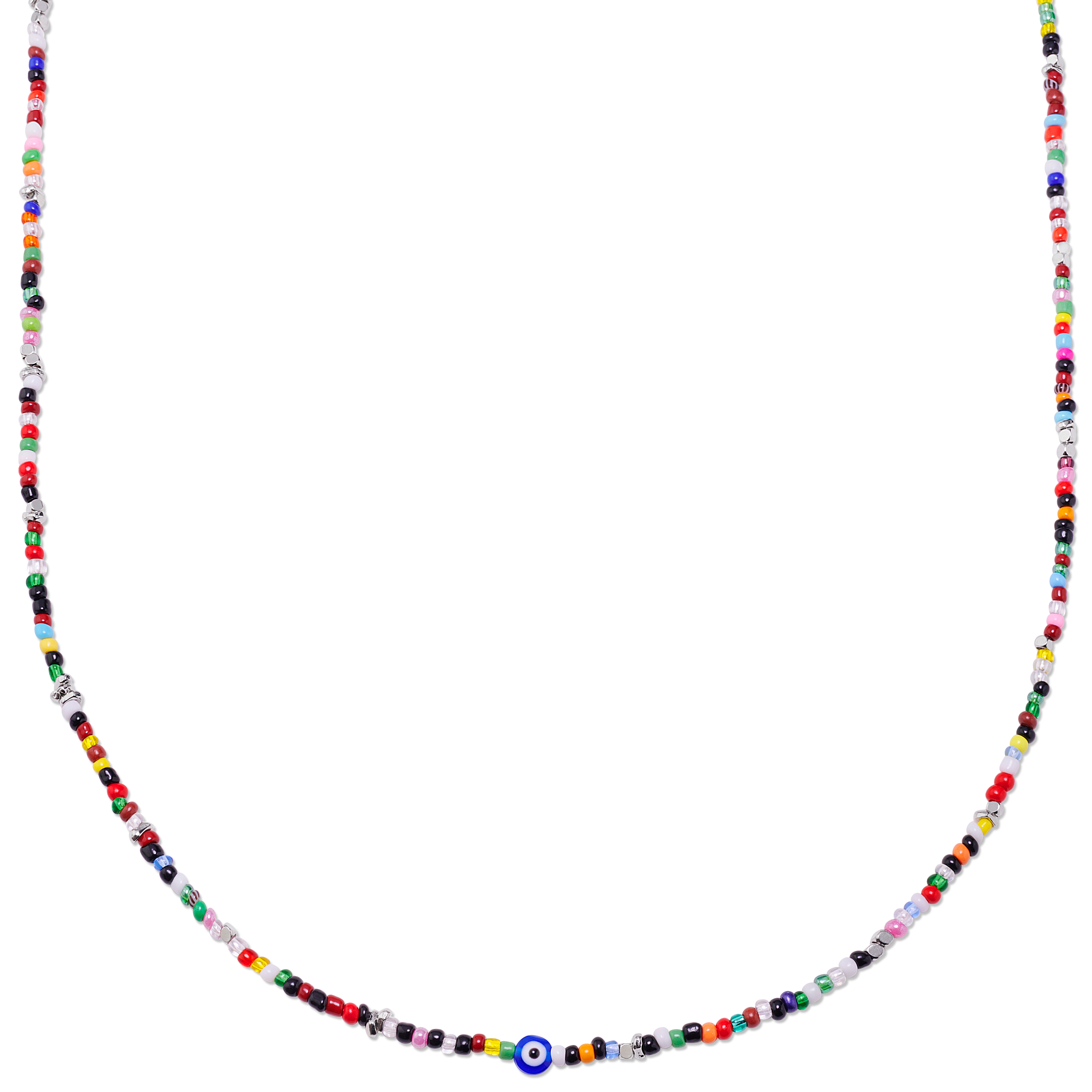 Amalfi | Colourful Multi-Glass Beaded Necklace