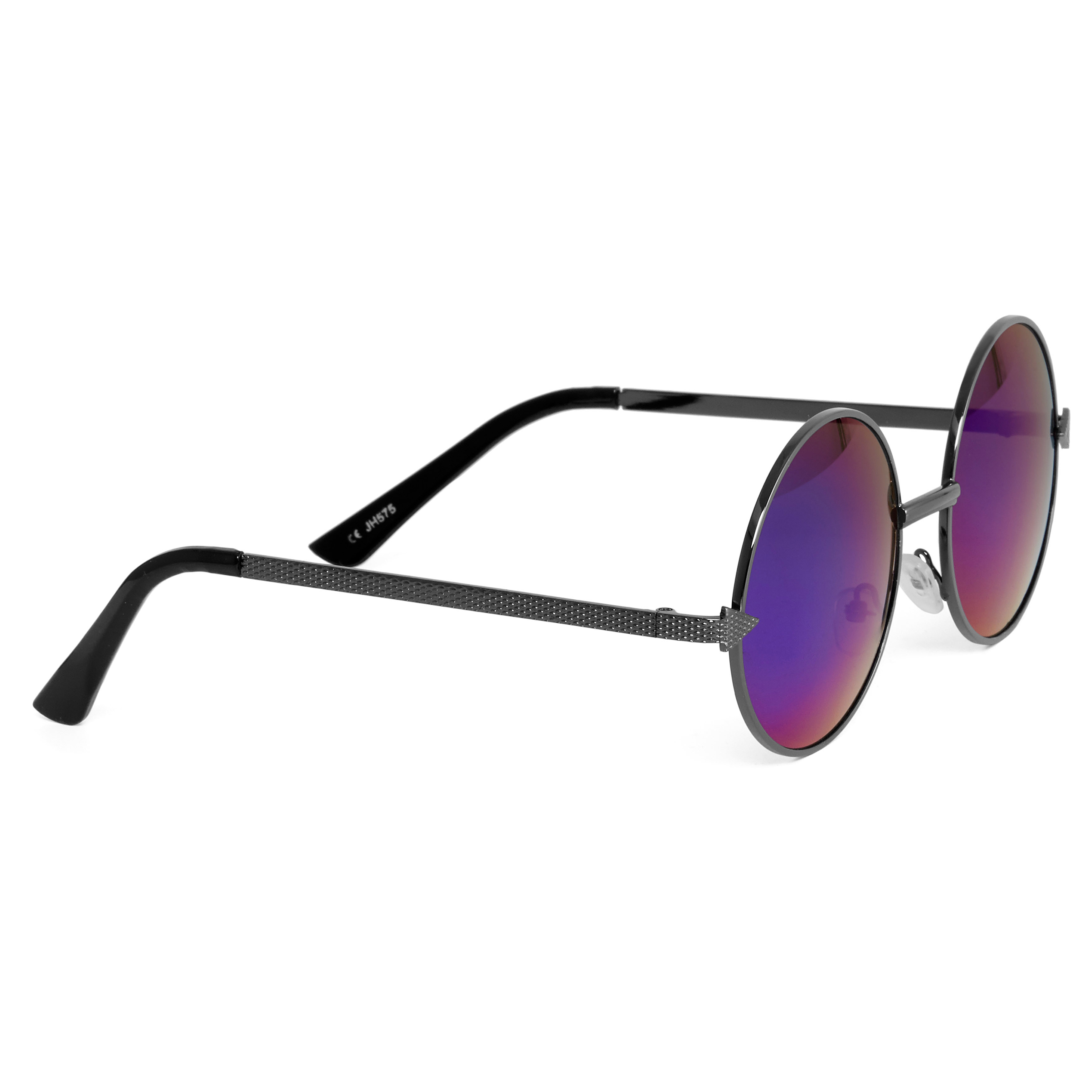 Sinivihreät pyöreät aurinkolasit - 3