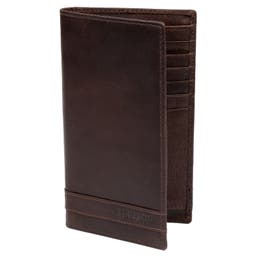 Montreal Long Brown RFID Leather Wallet
