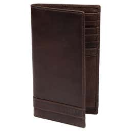 Montreal | Long Brown RFID Leather Wallet