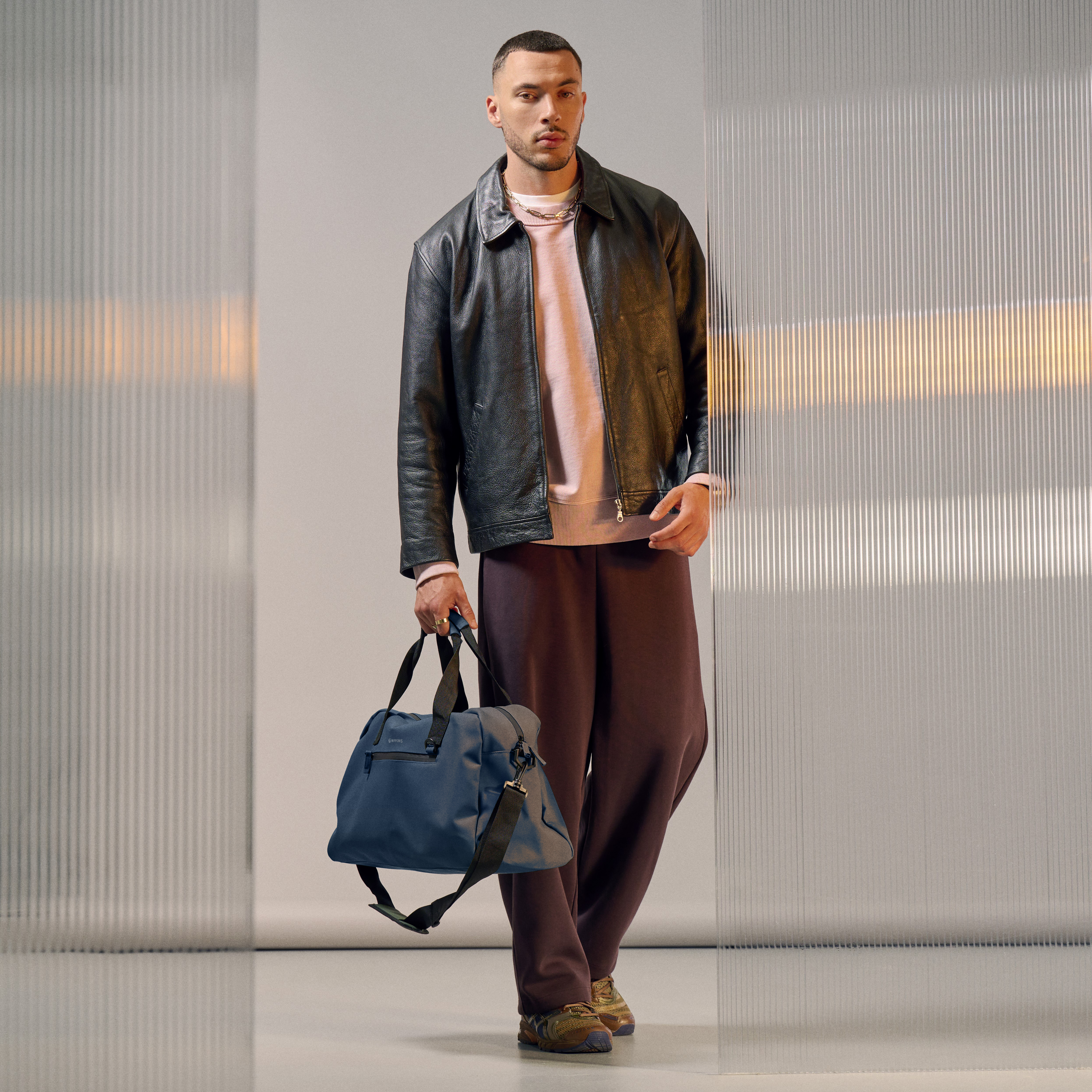 Horizon | Sac de sport en PU bleu marine résistant à l'eau - 2