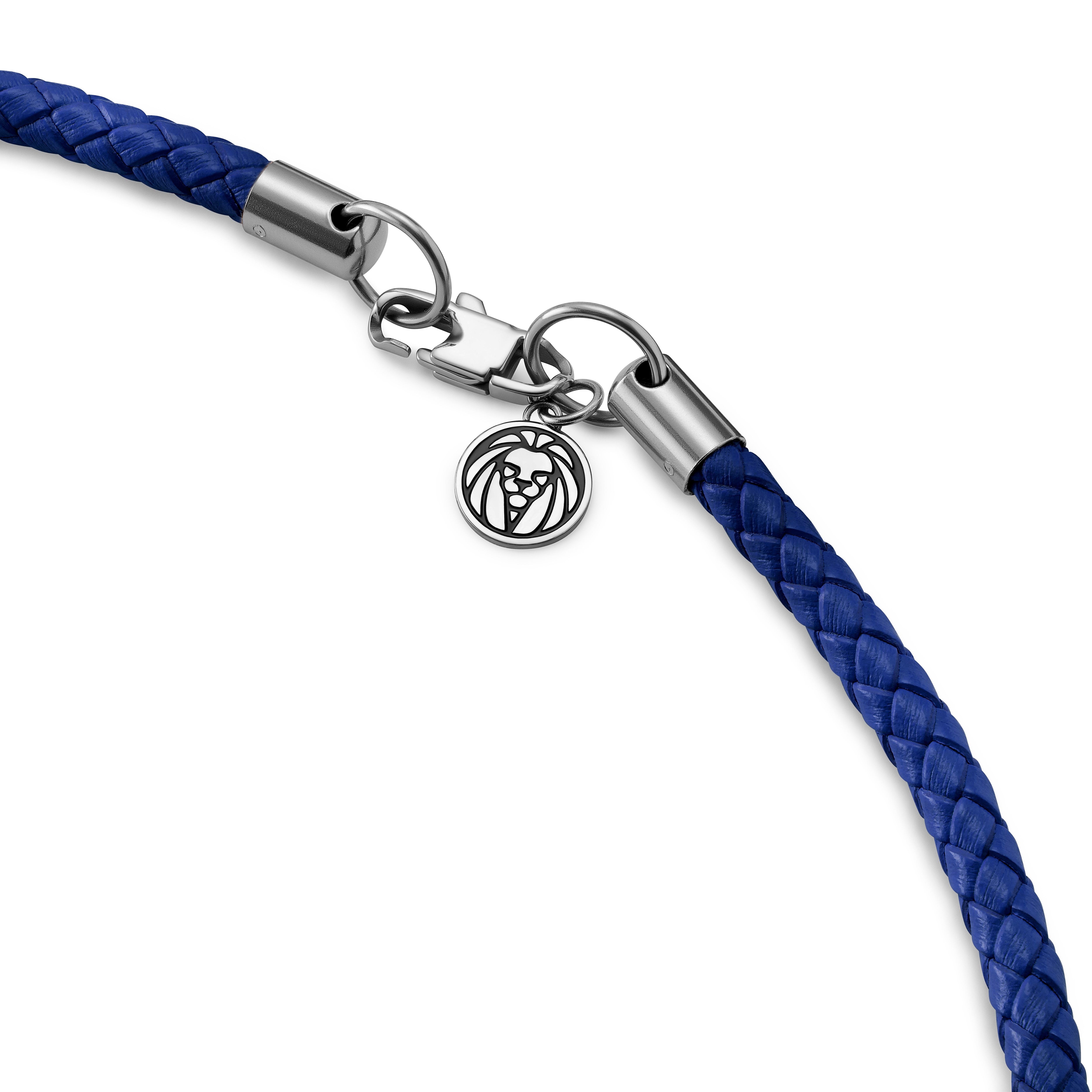 Tenvis | 5 mm Blue Leather Necklace - 6