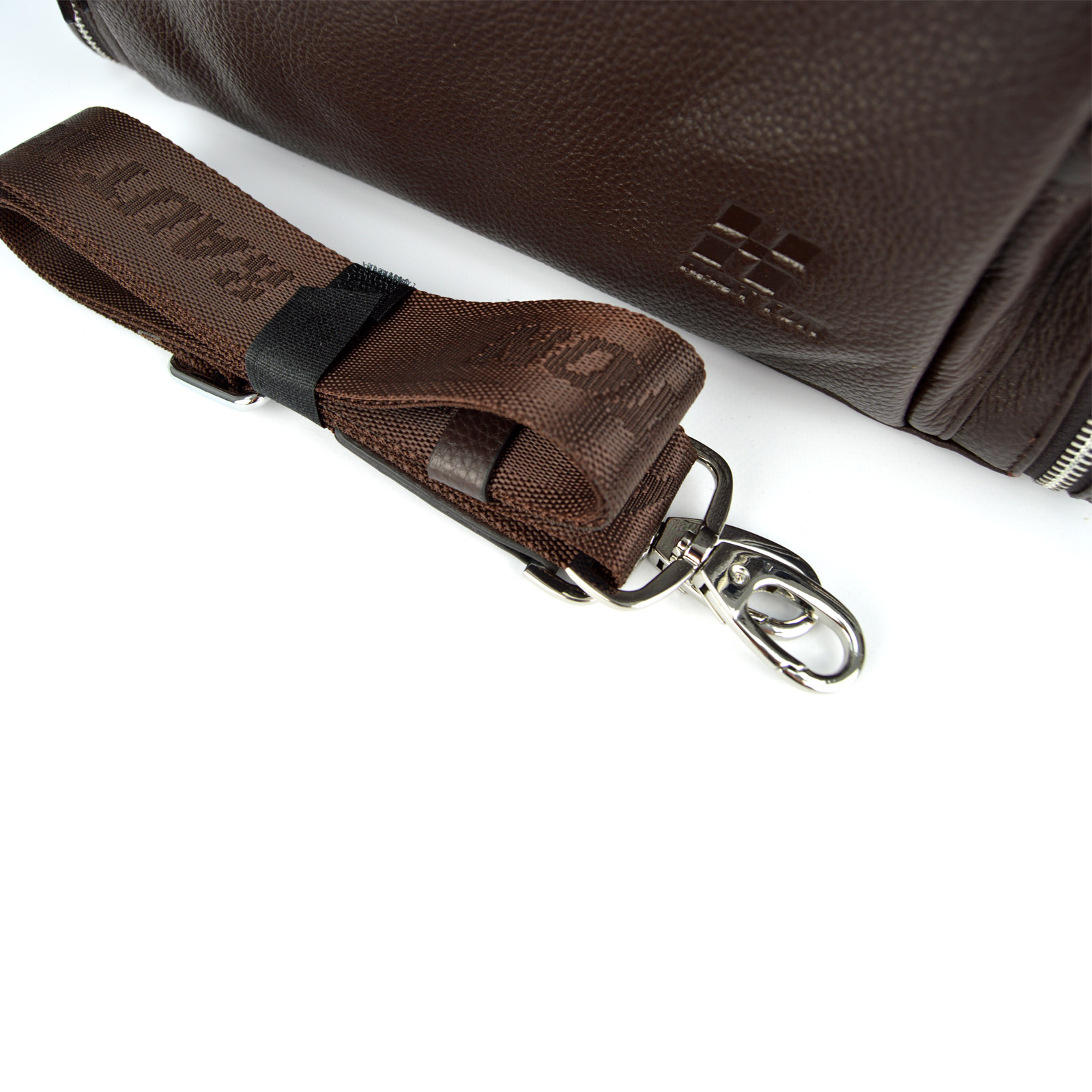 Bolsa de cuero marrón exclusivo VT - 11