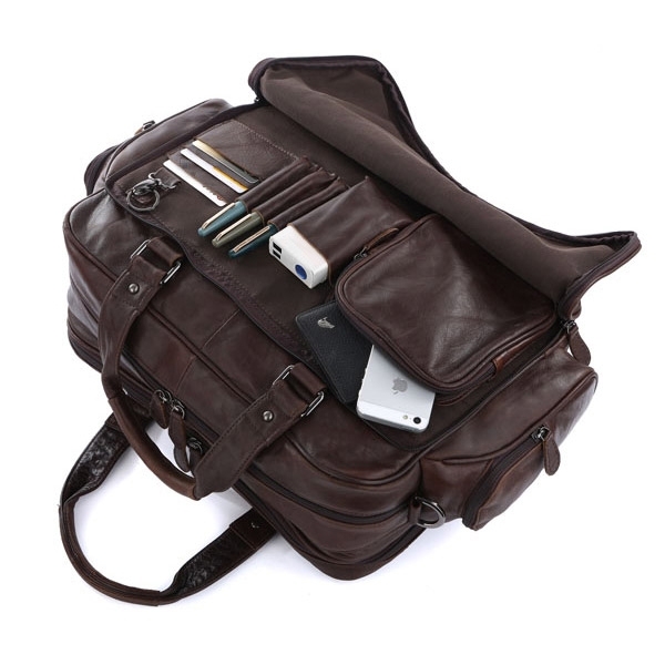 Braune Ledertasche Cargo - 6