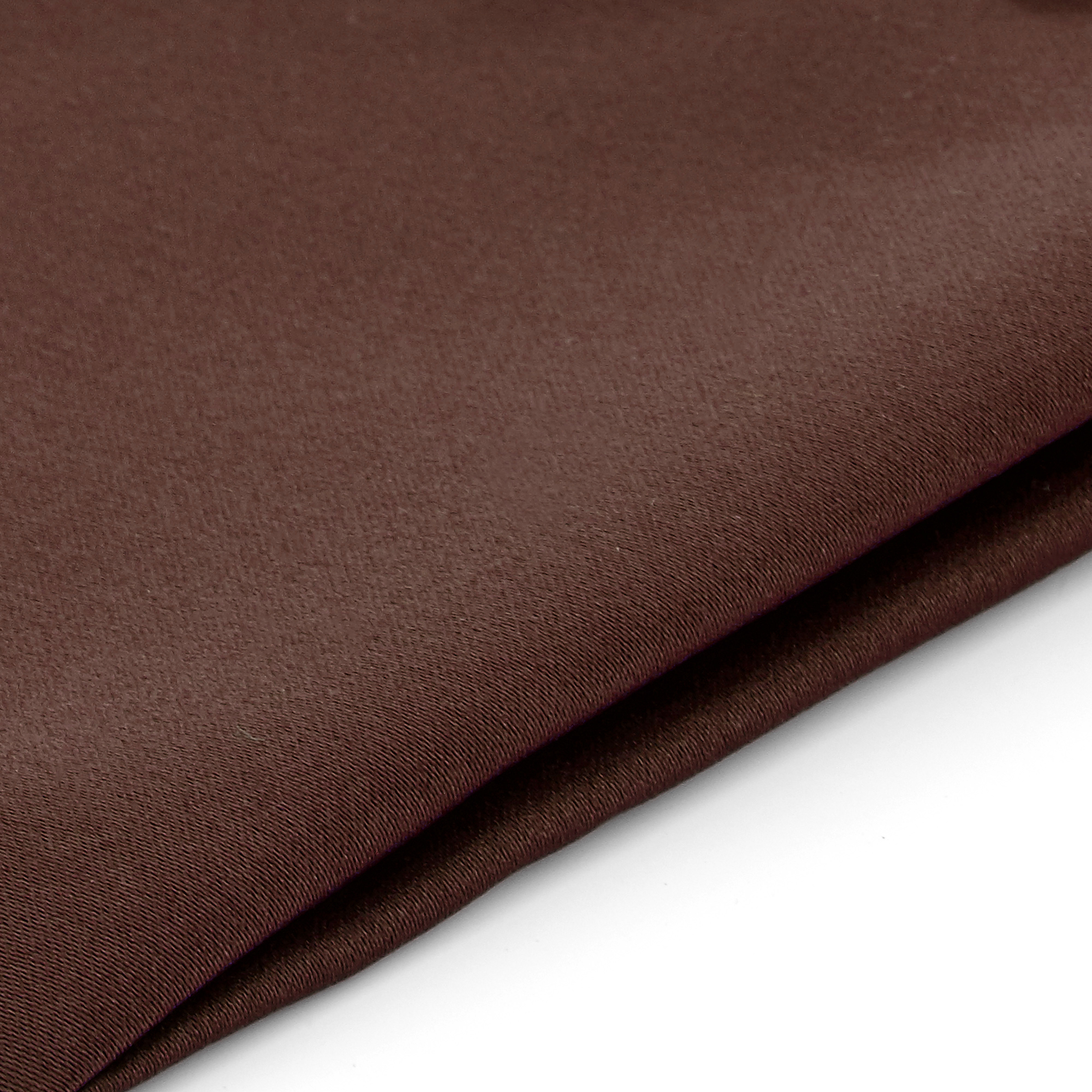 Ciemnobrązowa prosta poszetka - 2