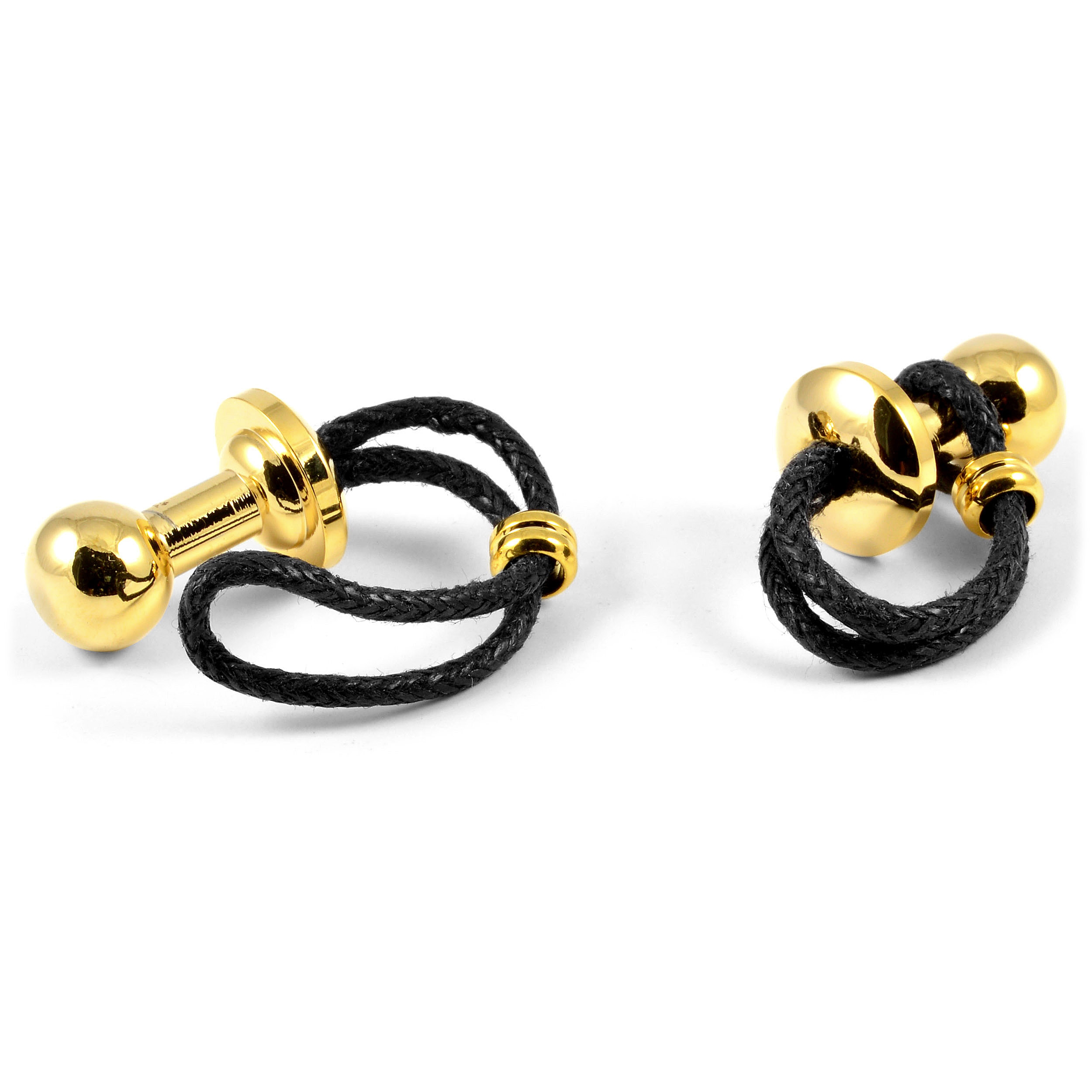 Goudkleurige Pion Manchetknopen - 3