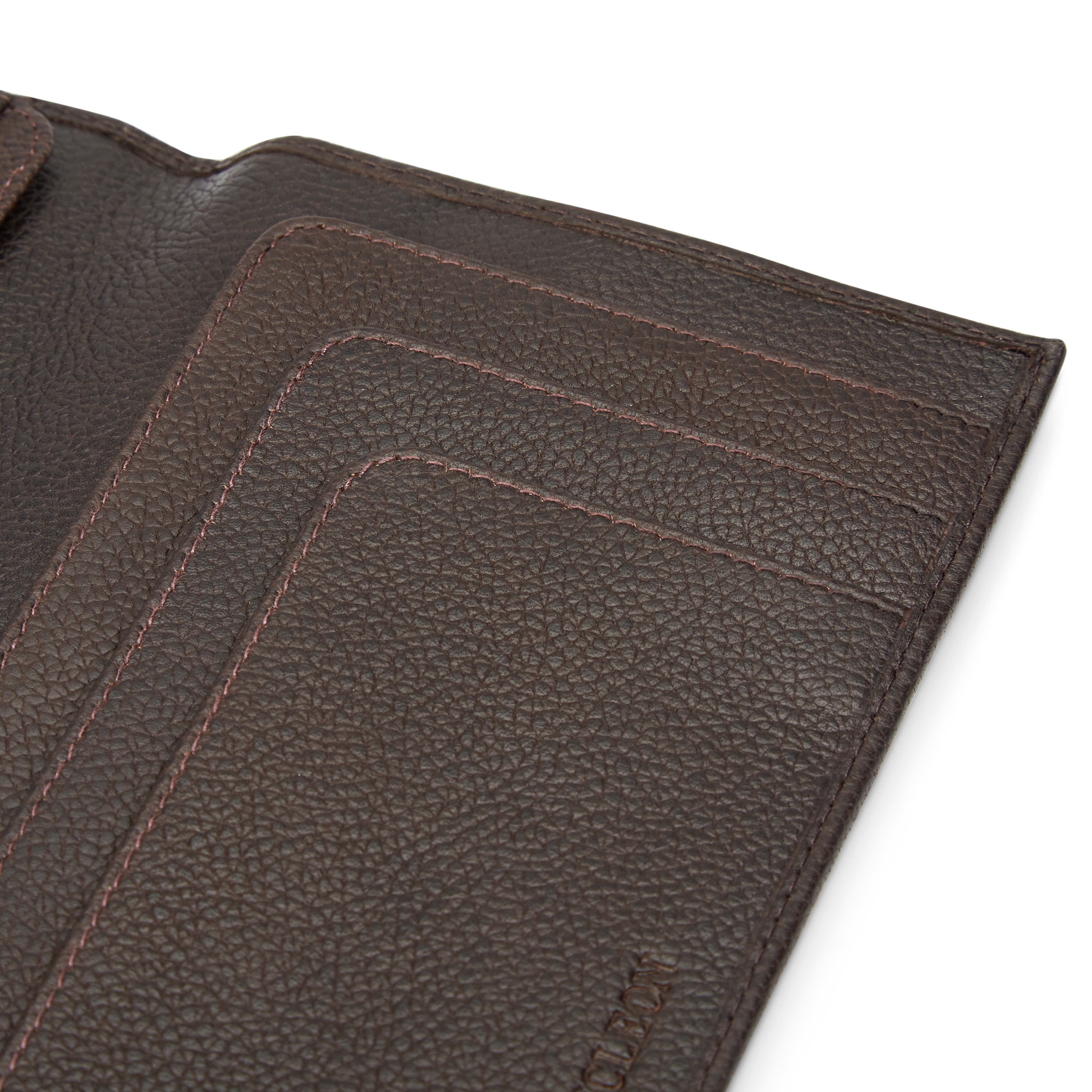 Lowe Dark-Brown Leather RFID-Blocking Travel Wallet    - 3