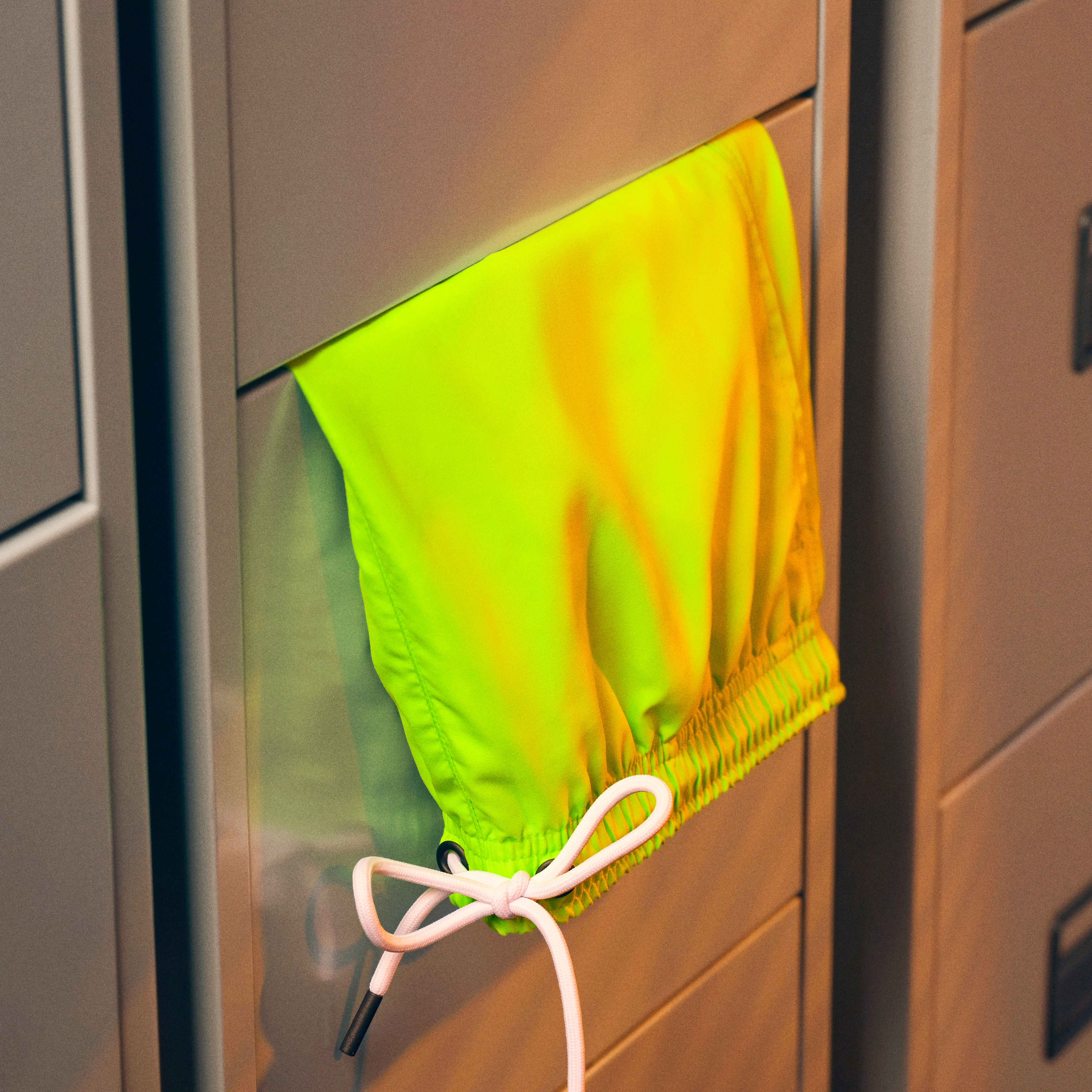 Neon Green Swim Shorts - 4