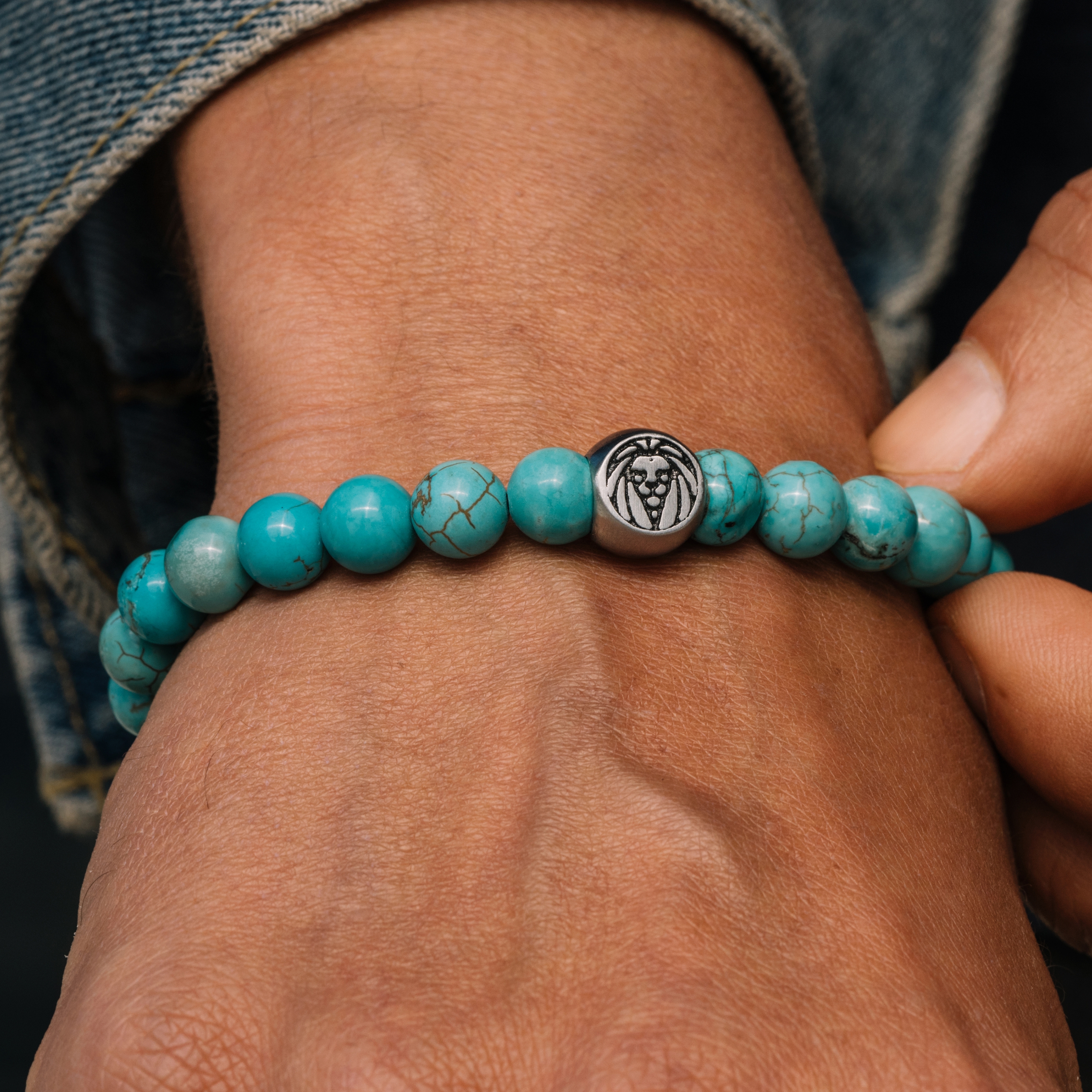 Natural Multi Color Stone beads bracelet for Men  Women  Unisex  Adjustable Bracelet Combo Pack of 2