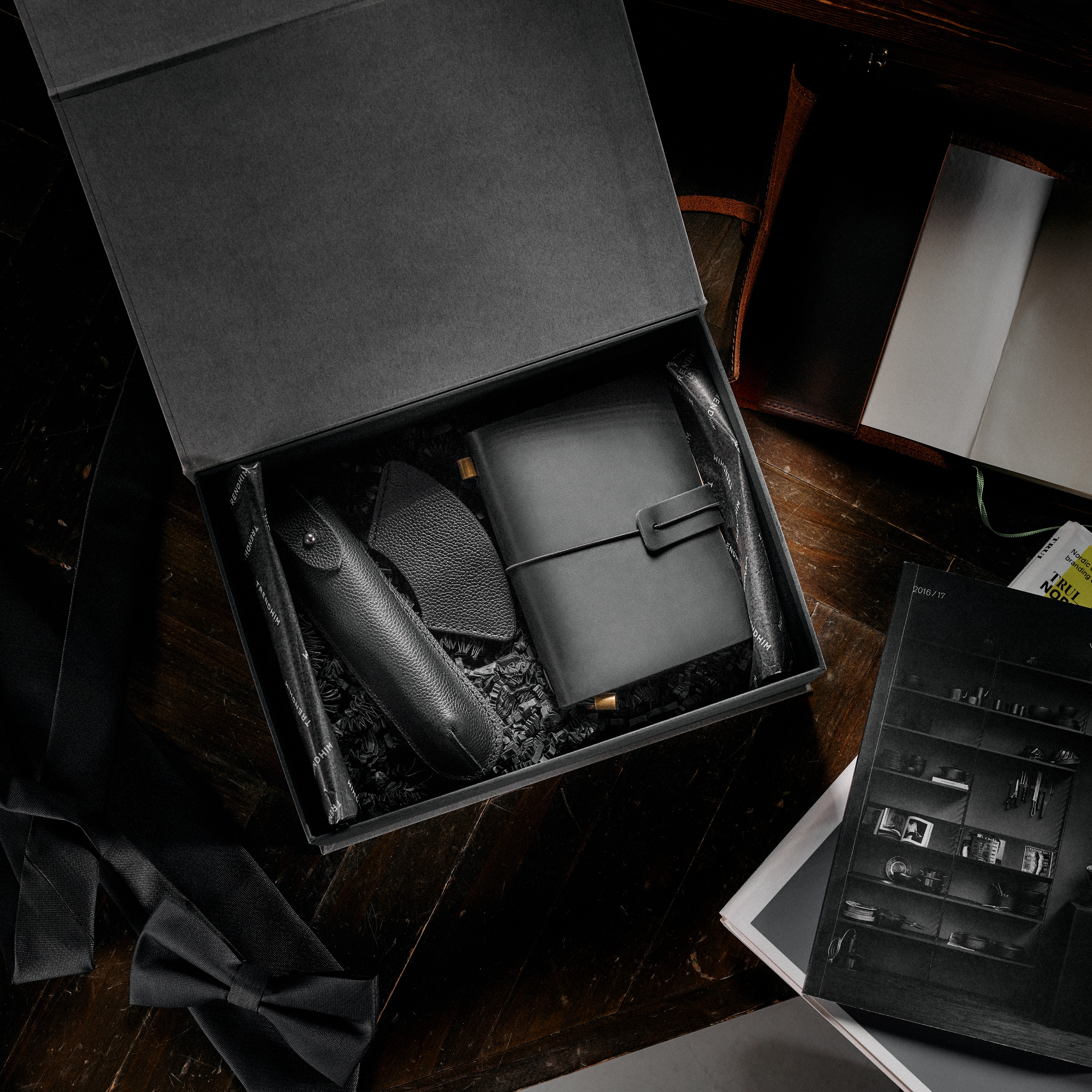 Darčeková krabička pre profesionálnych žurnalistov | Čierna koža - 2