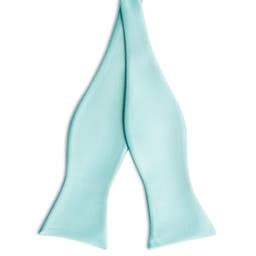 Baby Blue Self-Tie Grosgrain Bow Tie