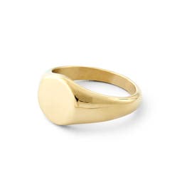 Guldfarvet Mason Ring