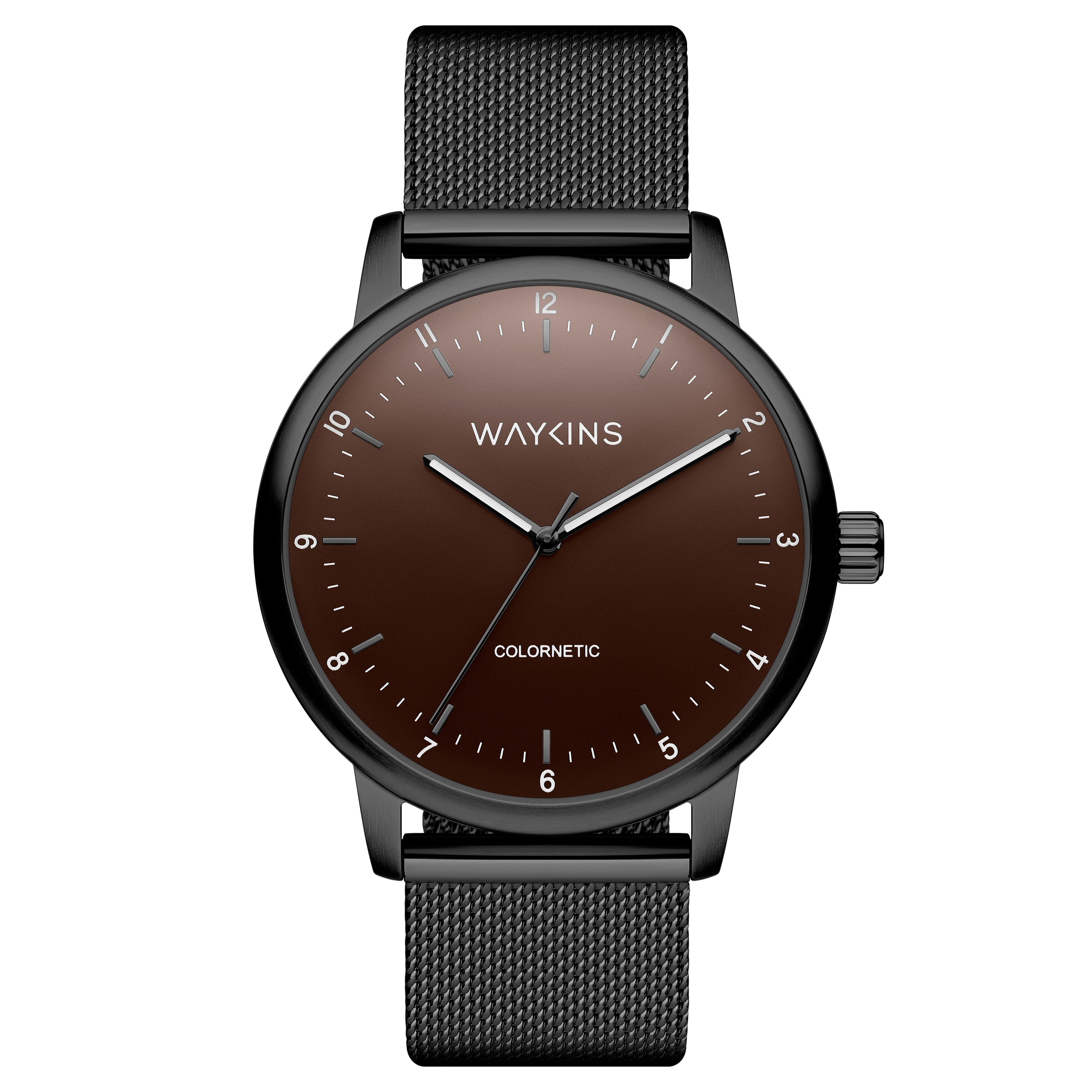 BEAMS +【Unlikely】Tie Black Watch Stripe Strapcode-Watch-Bands-