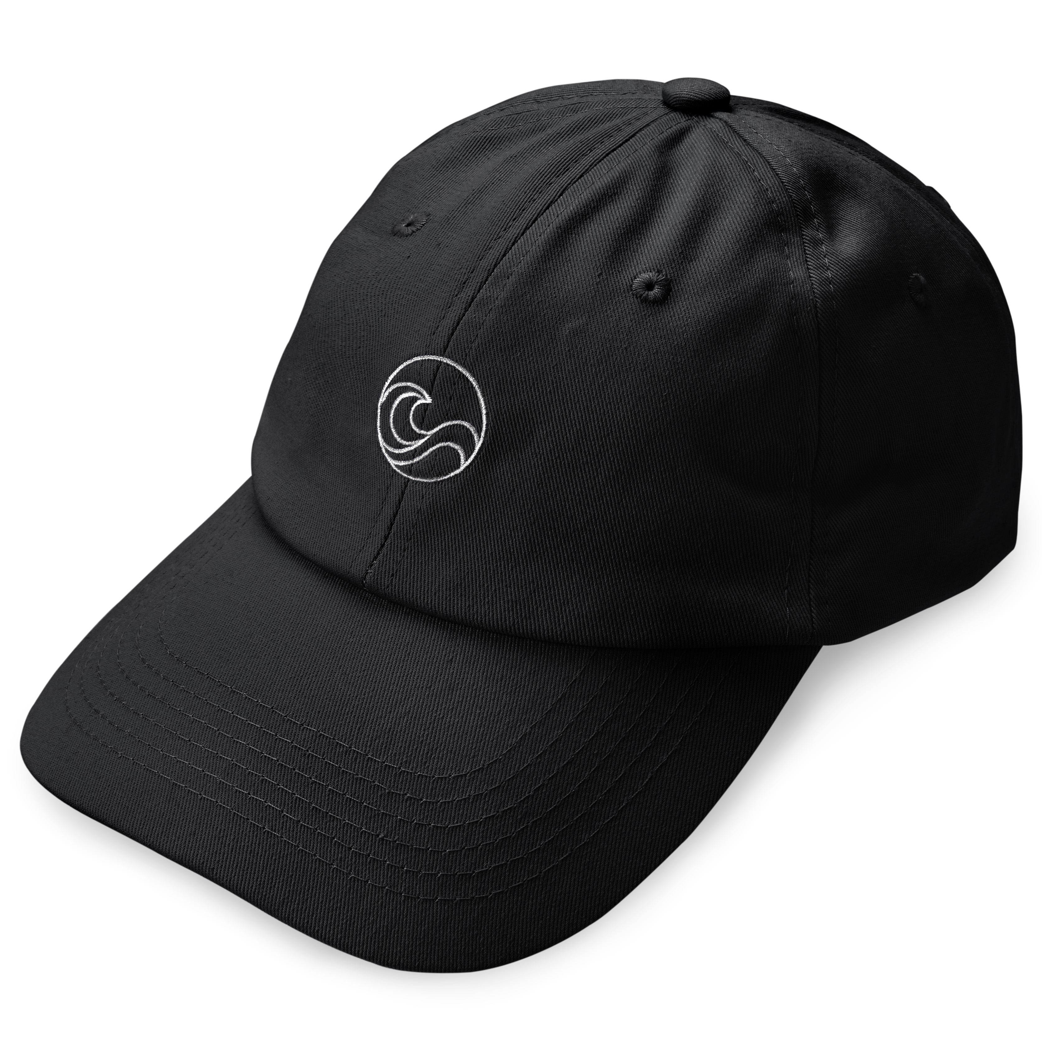 Waykins | Black Logo Cotton Cap