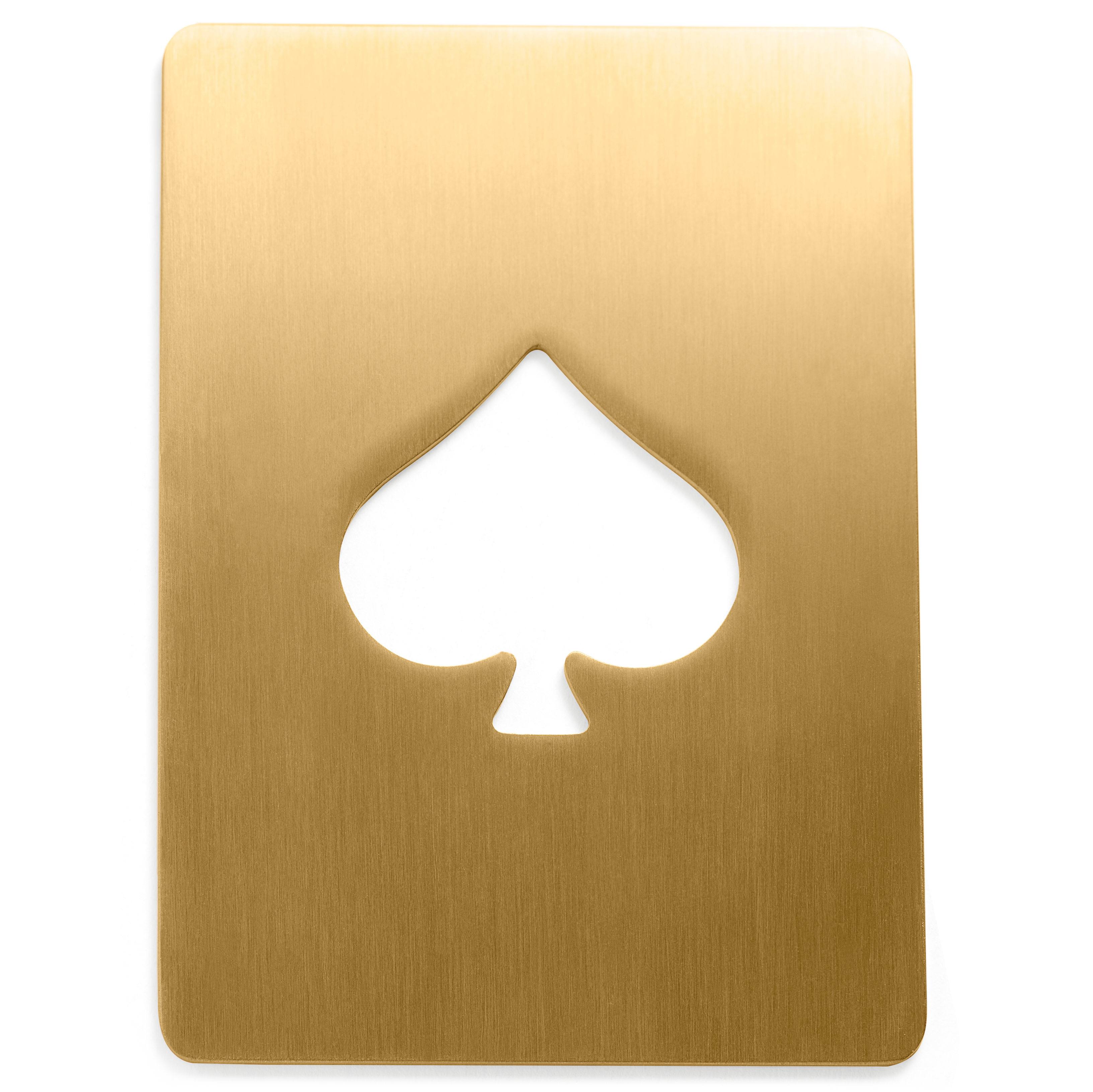 Ace | Goldfarbener Pik-Ass-Flaschenöffner - 6