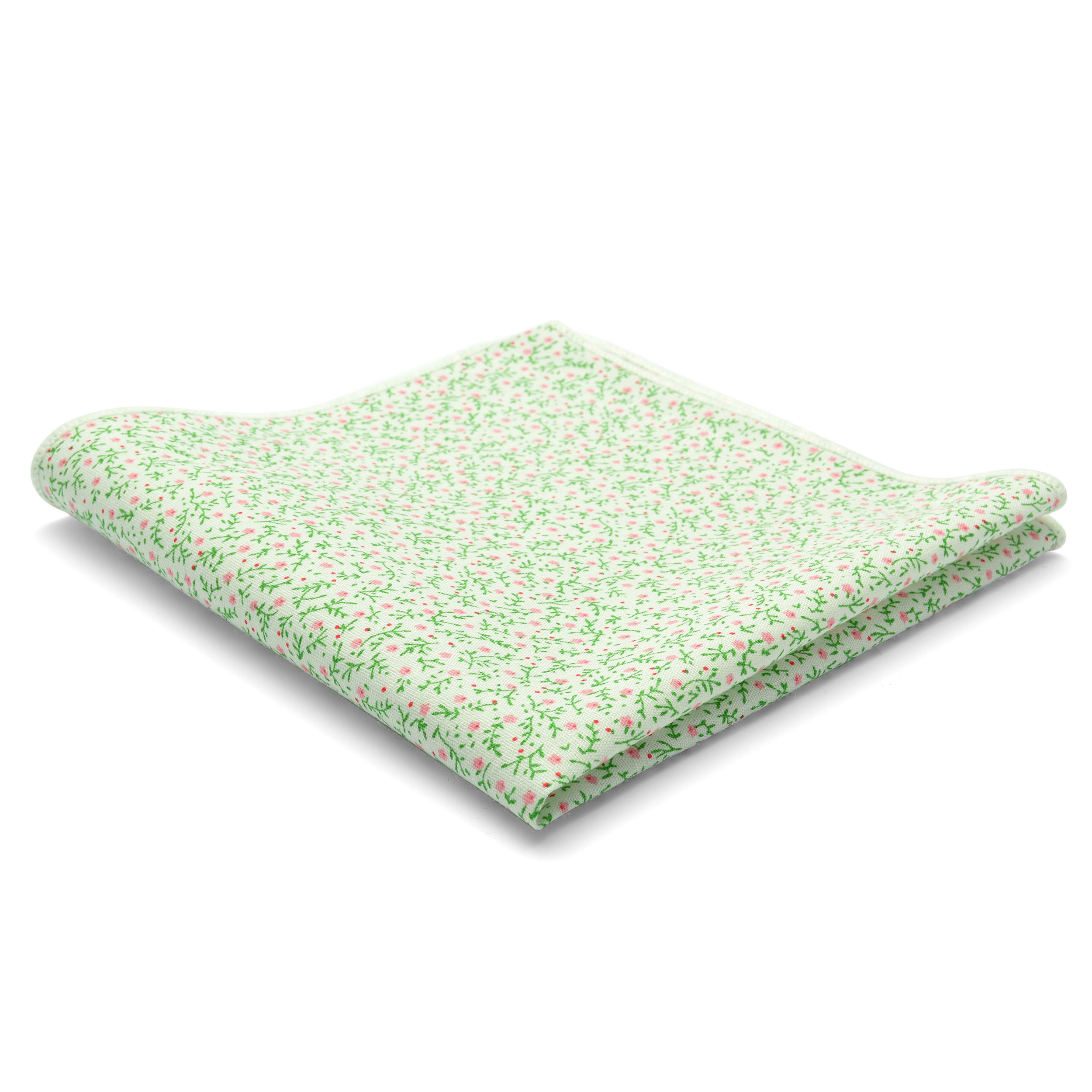 Rød Forrest Bomull Lommetørkle - 1